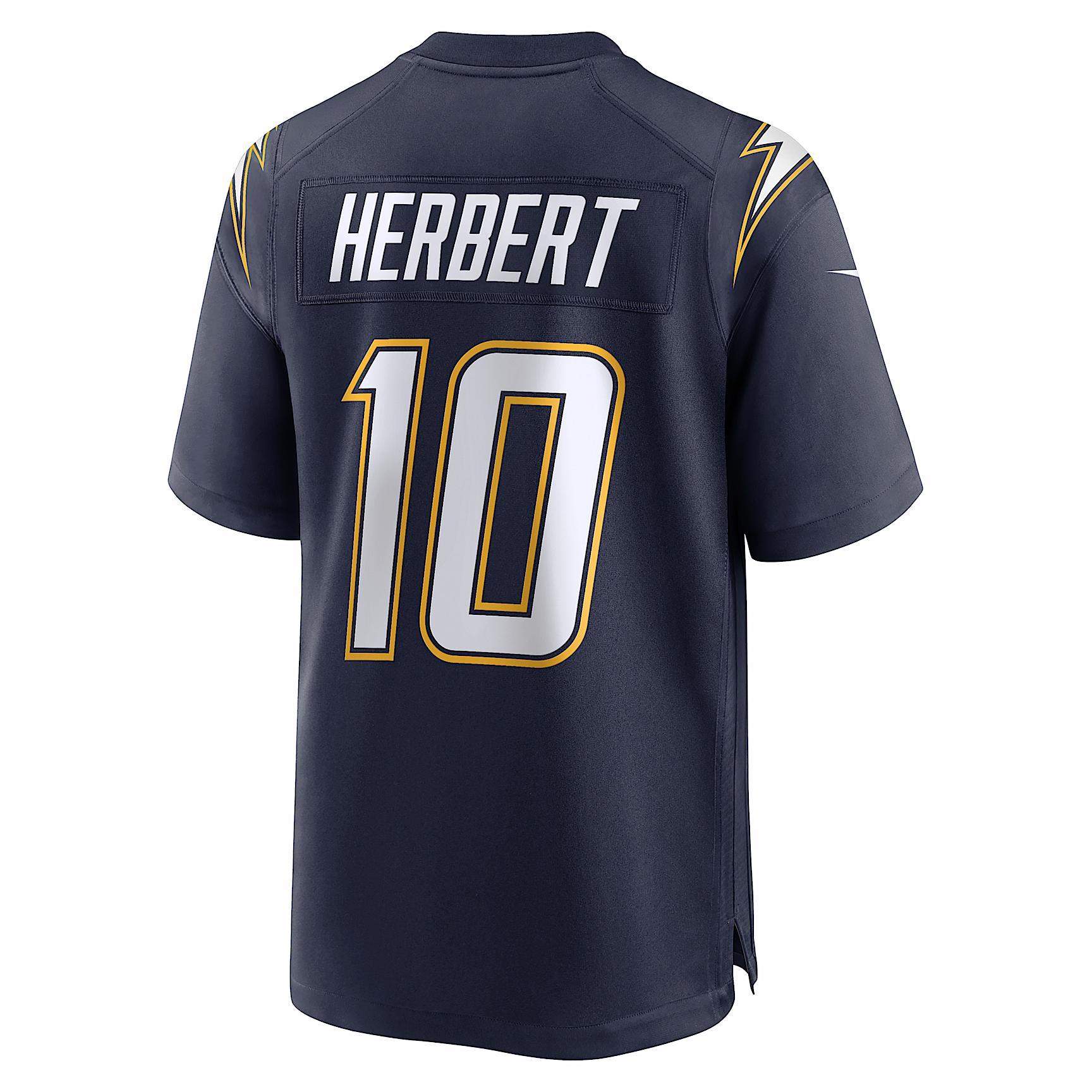Justin Herbert Los Angeles Chargers Nike Mens NFL Game Jersey | 67NM0FAK97F-JZ6 Product Image