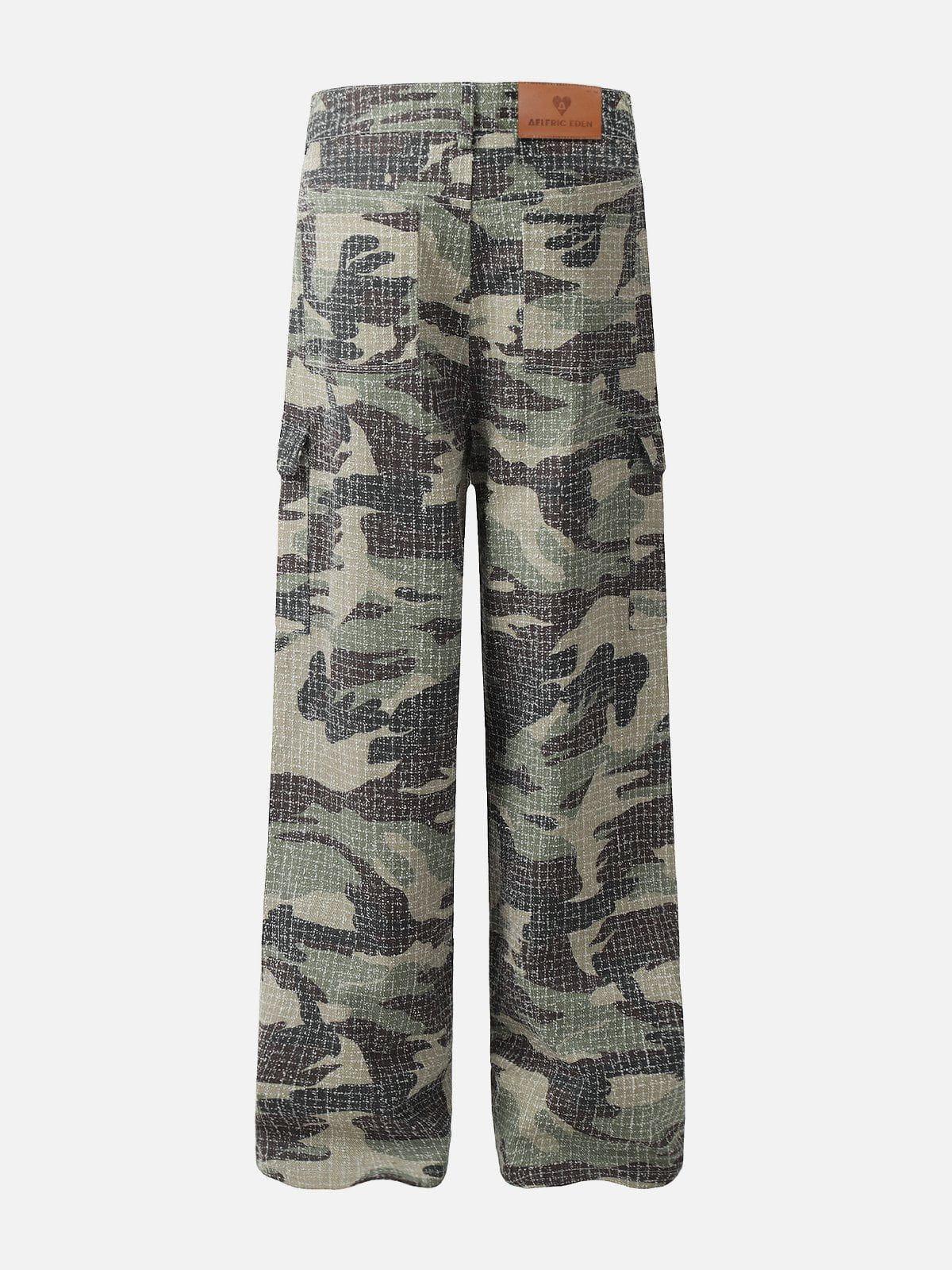 Aelfric Eden Multi Pocket Camouflage Cargo Pants Product Image