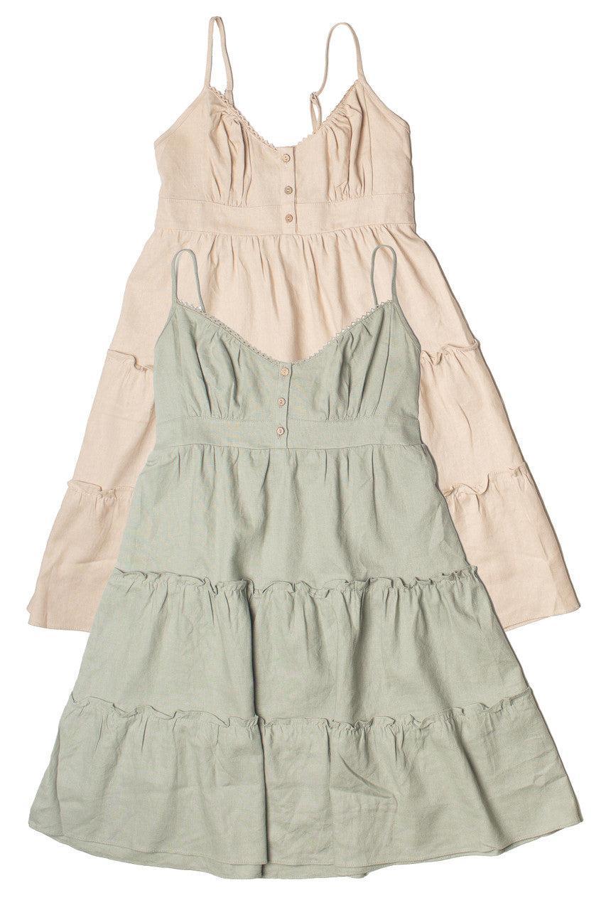 Tiered Linen Sundress Product Image