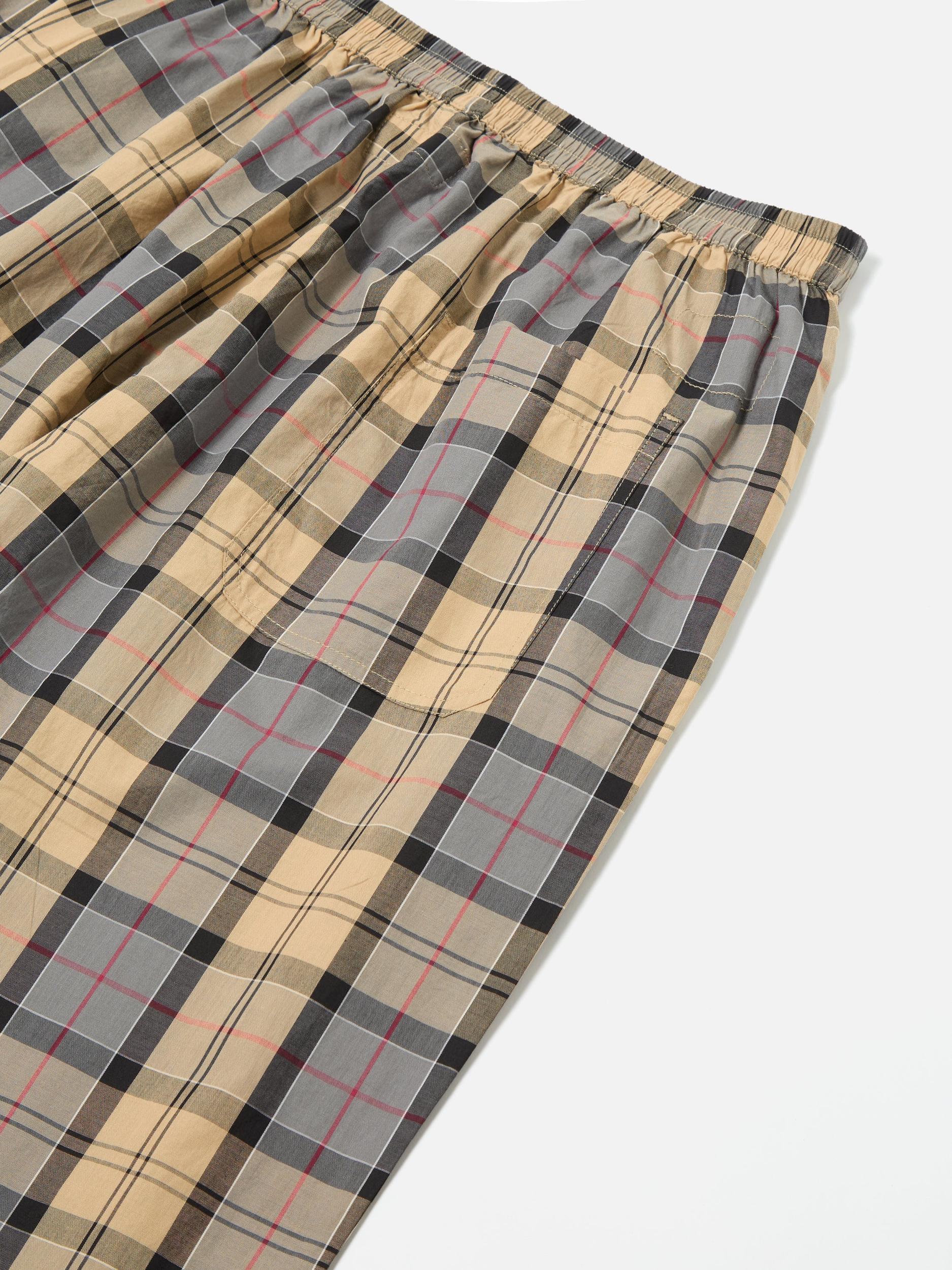 Sand Tartan Check Long Pyjama Set Product Image