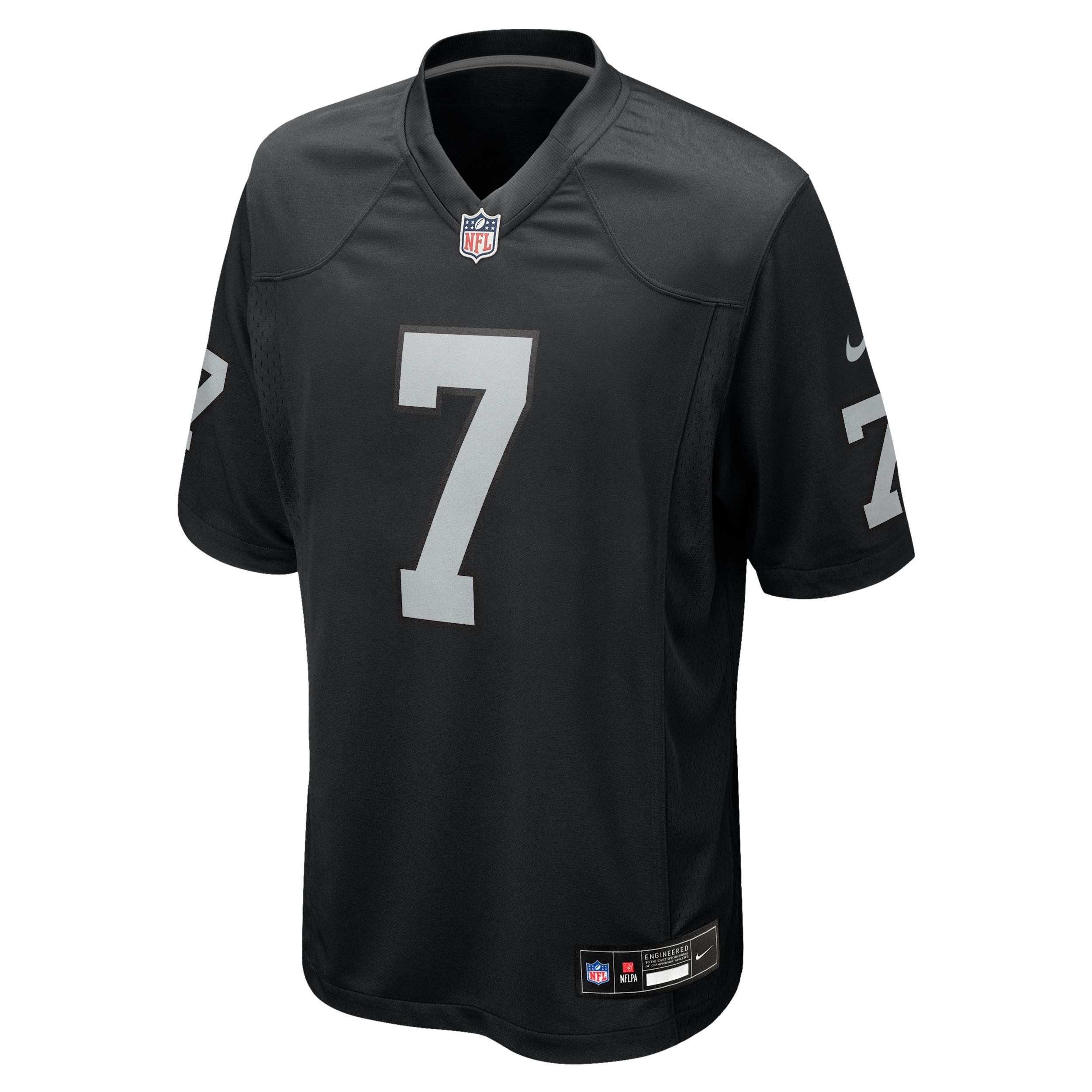 Geno Smith Las Vegas Raiders Nike Mens NFL Game Jersey | 67NMORGH8DF-7S5 Product Image