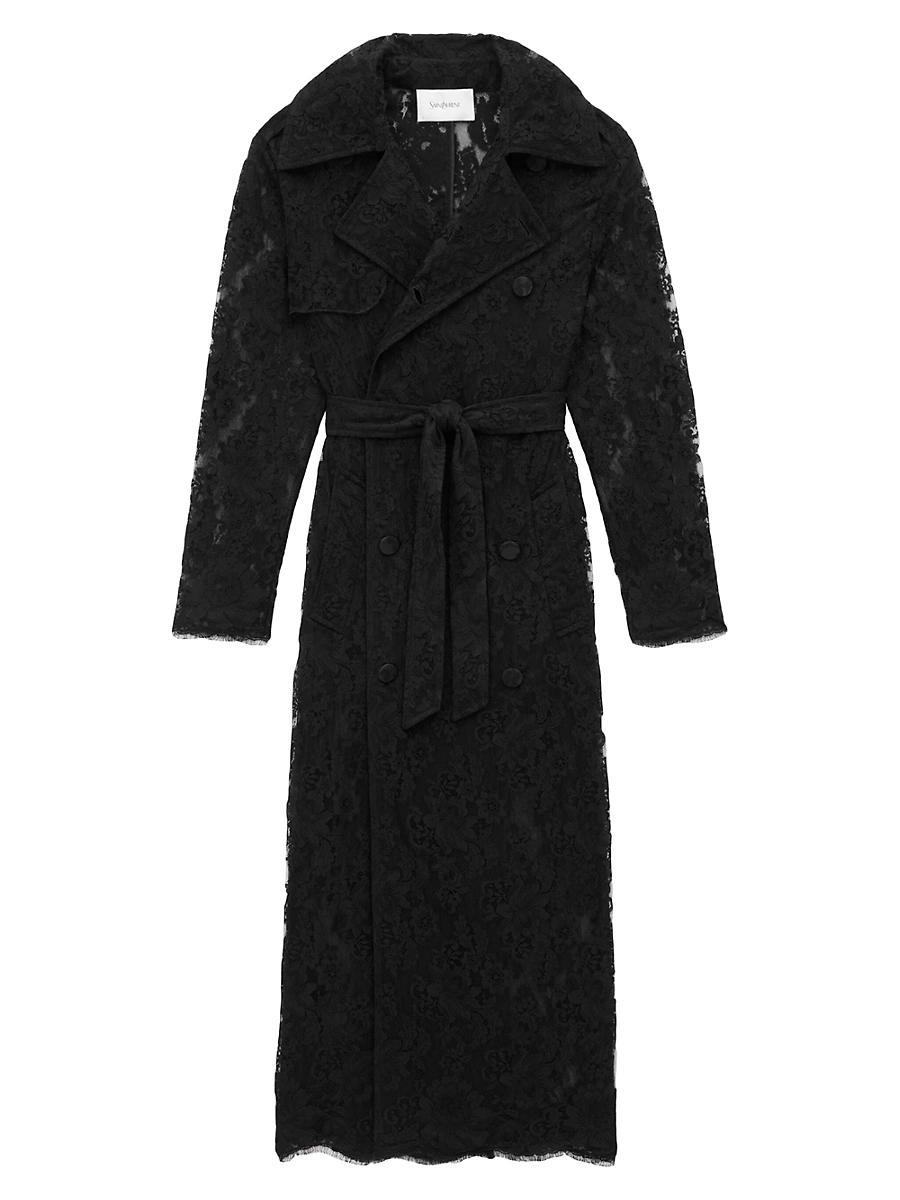 Womens Trench Coat in Lace Product Image