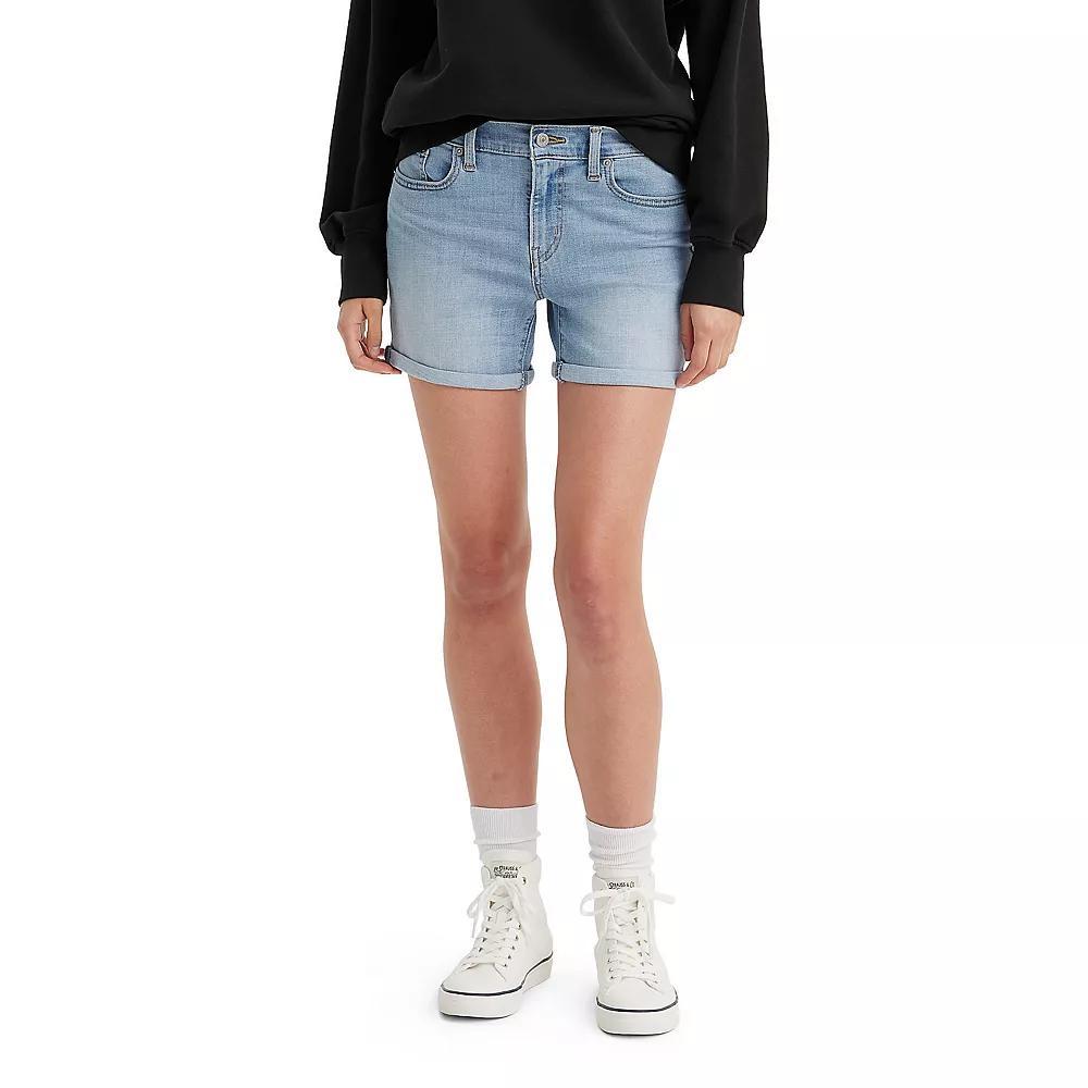 Women's Levi's® Mid-Length Jean Shorts, Size: 33(US 16)Medium, Polar Seas Product Image