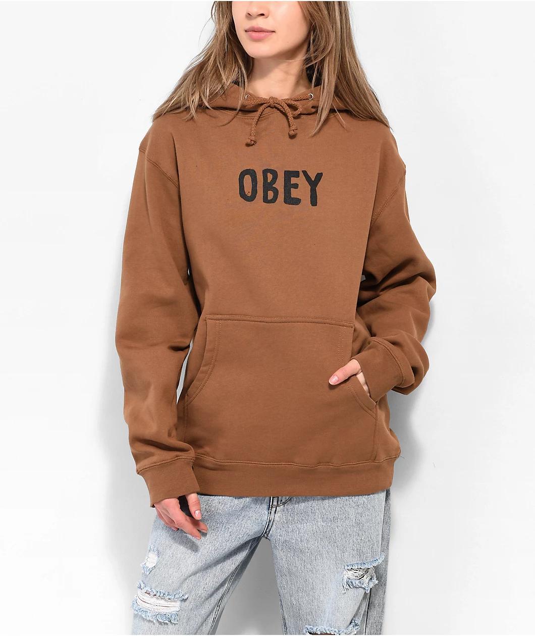 Obey Hong Kong Photo Brown Sugar Hoodie Product Image