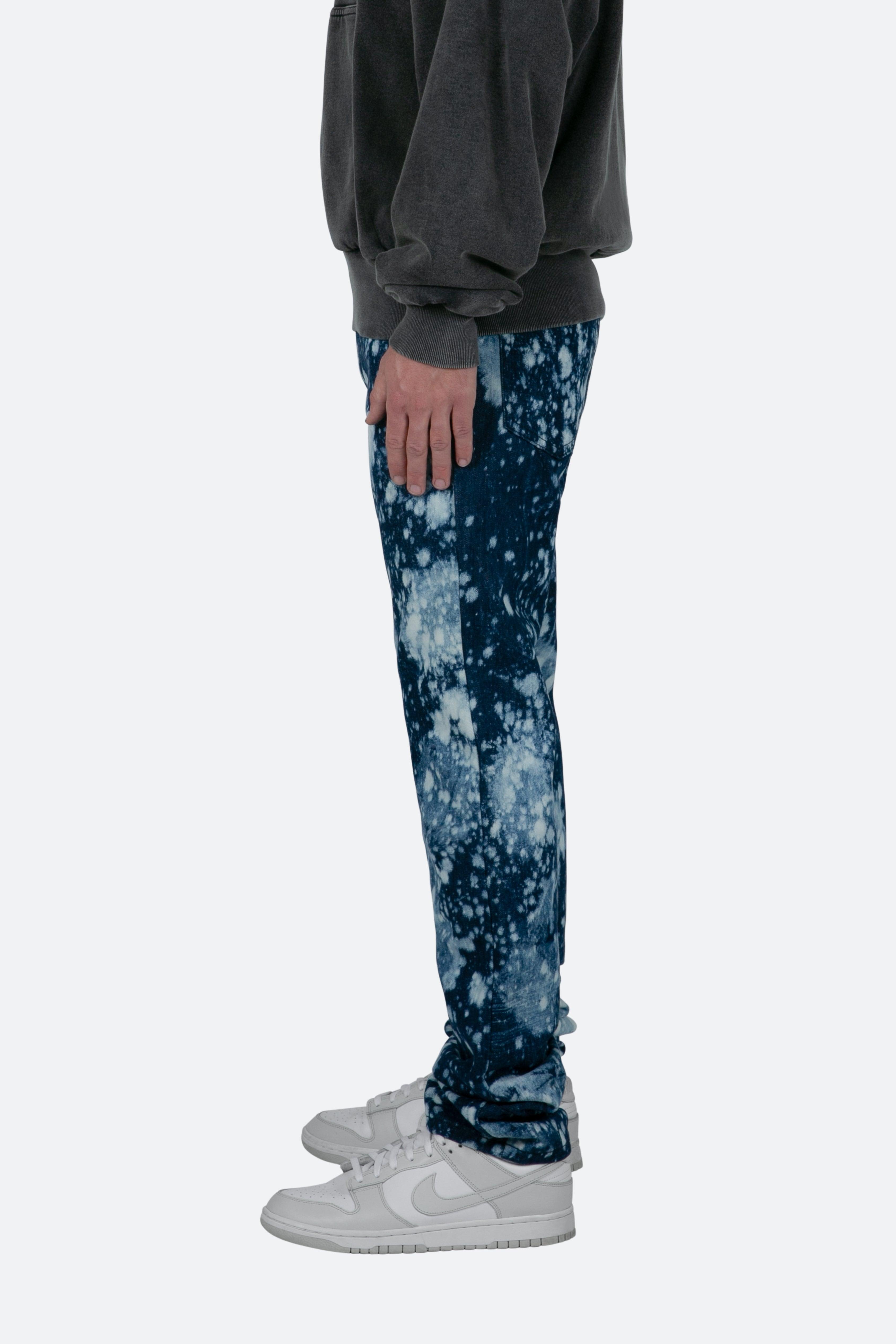 D365 Splash Straight Denim - Blue/White Product Image