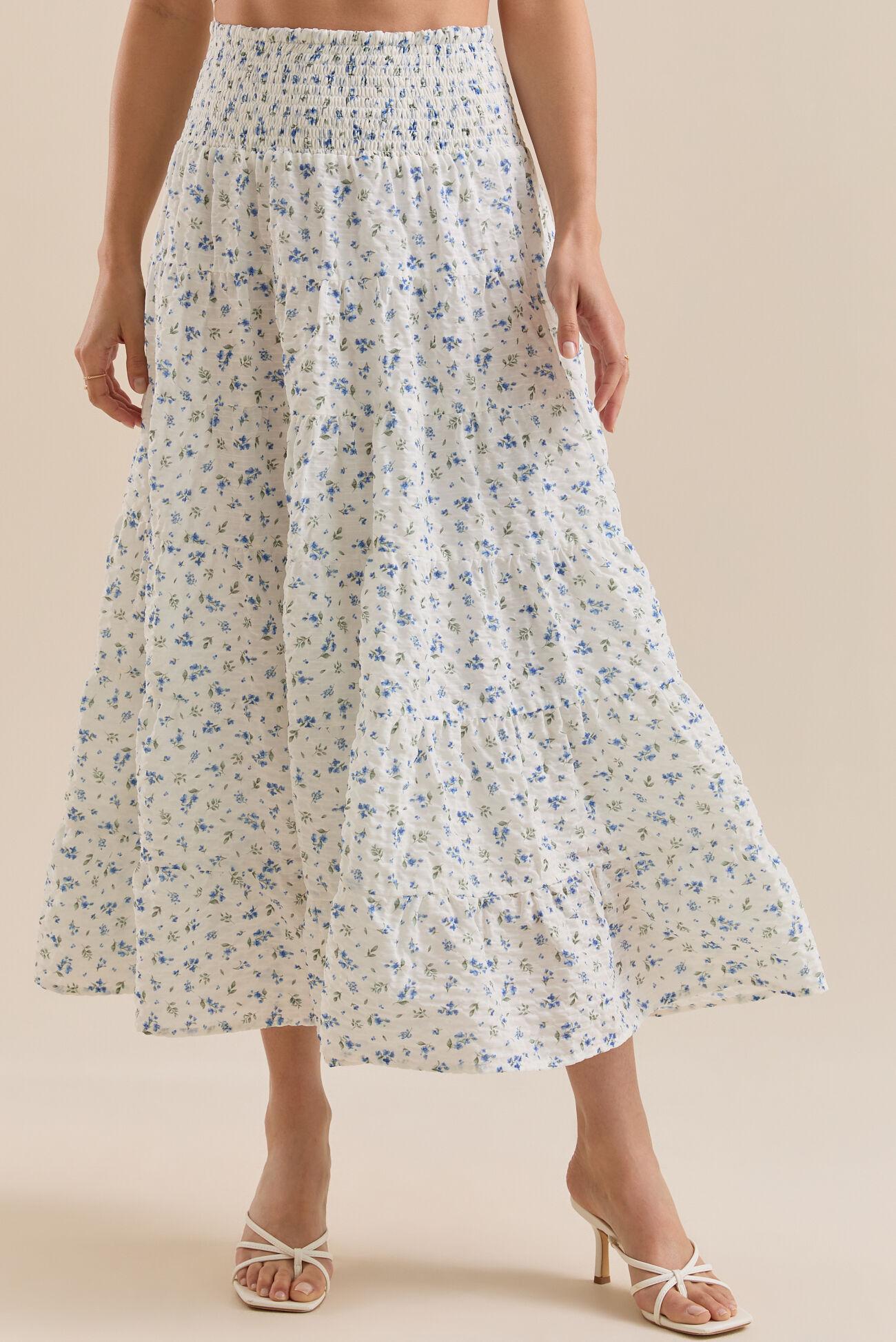 Ruth Floral Midi Skirt Product Image