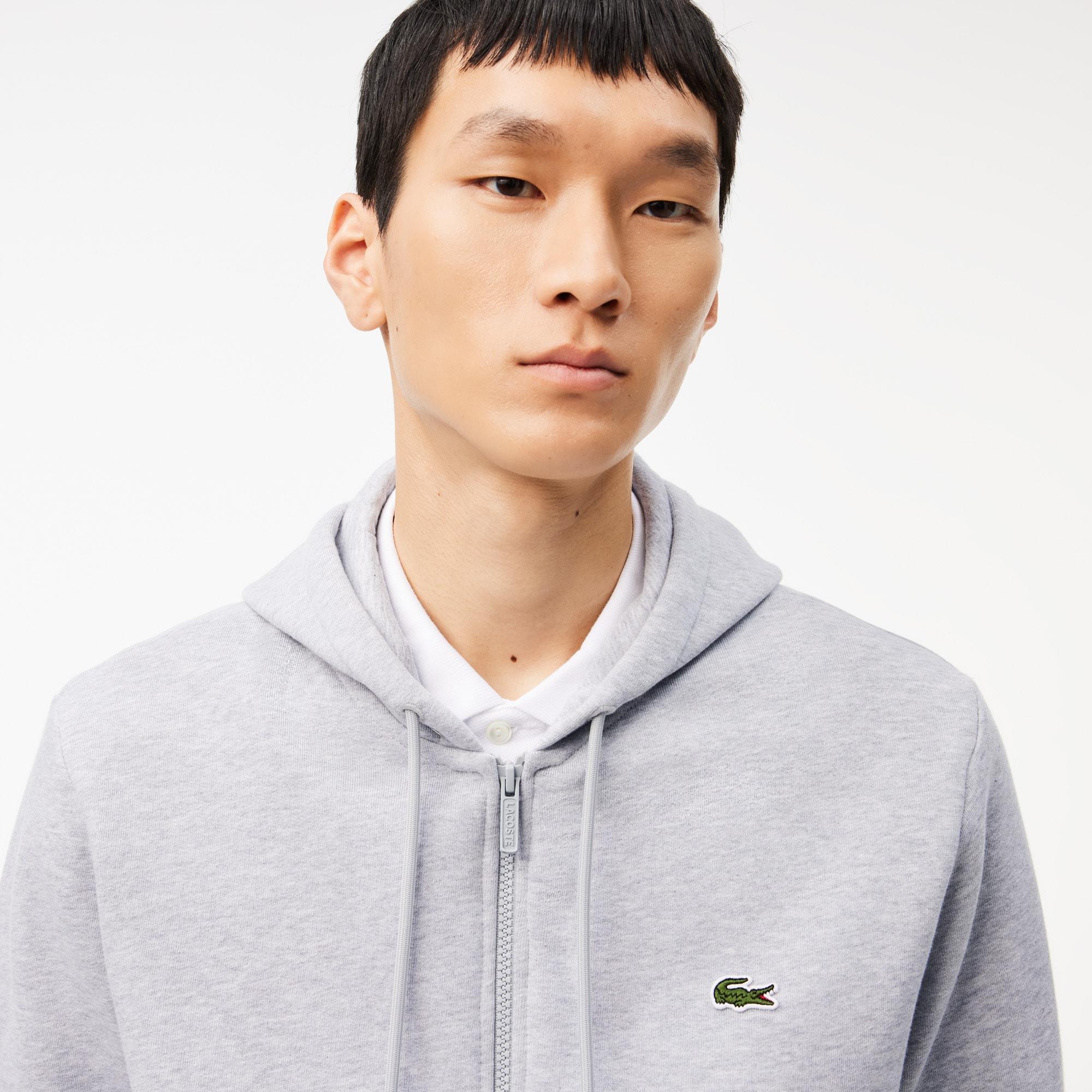 Men's Zip-Up Fleece Hoodie Product Image