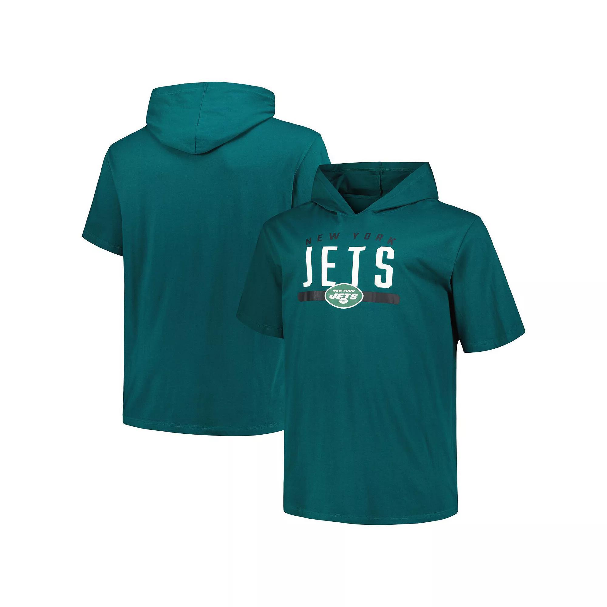 Men's Fanatics Green New York Jets Big & Tall Hoodie T-Shirt,  Product Image