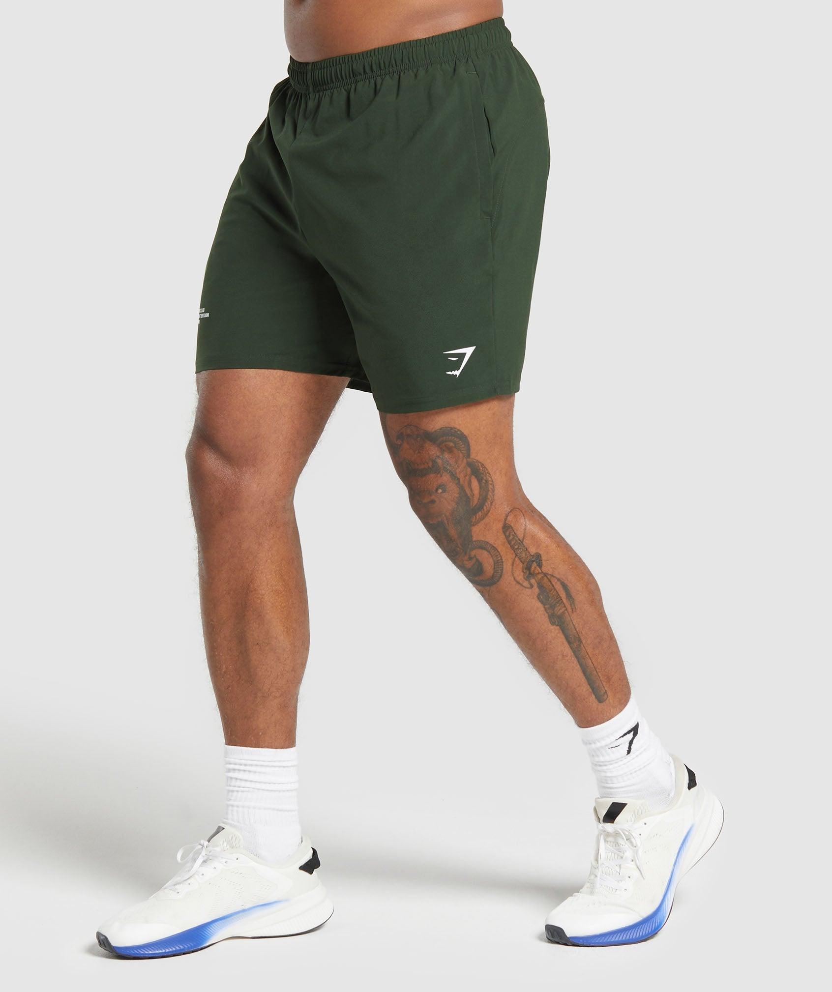 Gymshark Conditioning Club Shorts - Trail Green Male Product Image