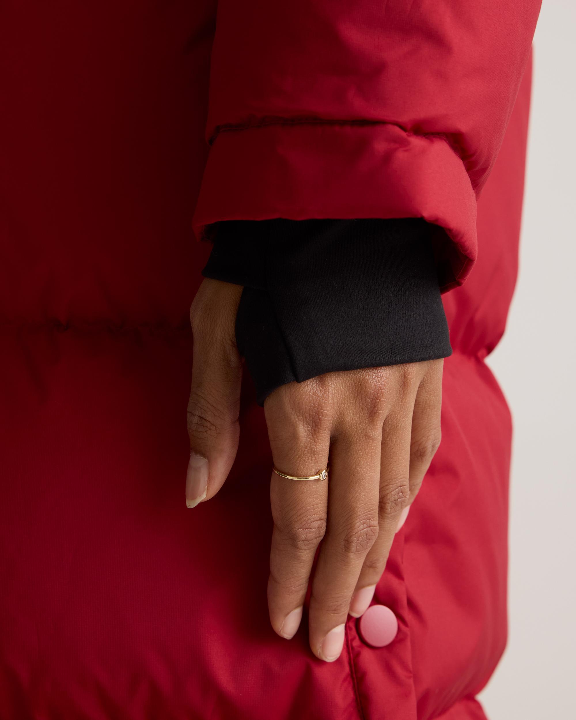 Quince | Women's Responsible Down Long Puffer Jacket Size XS, Recycled Polyester Product Image