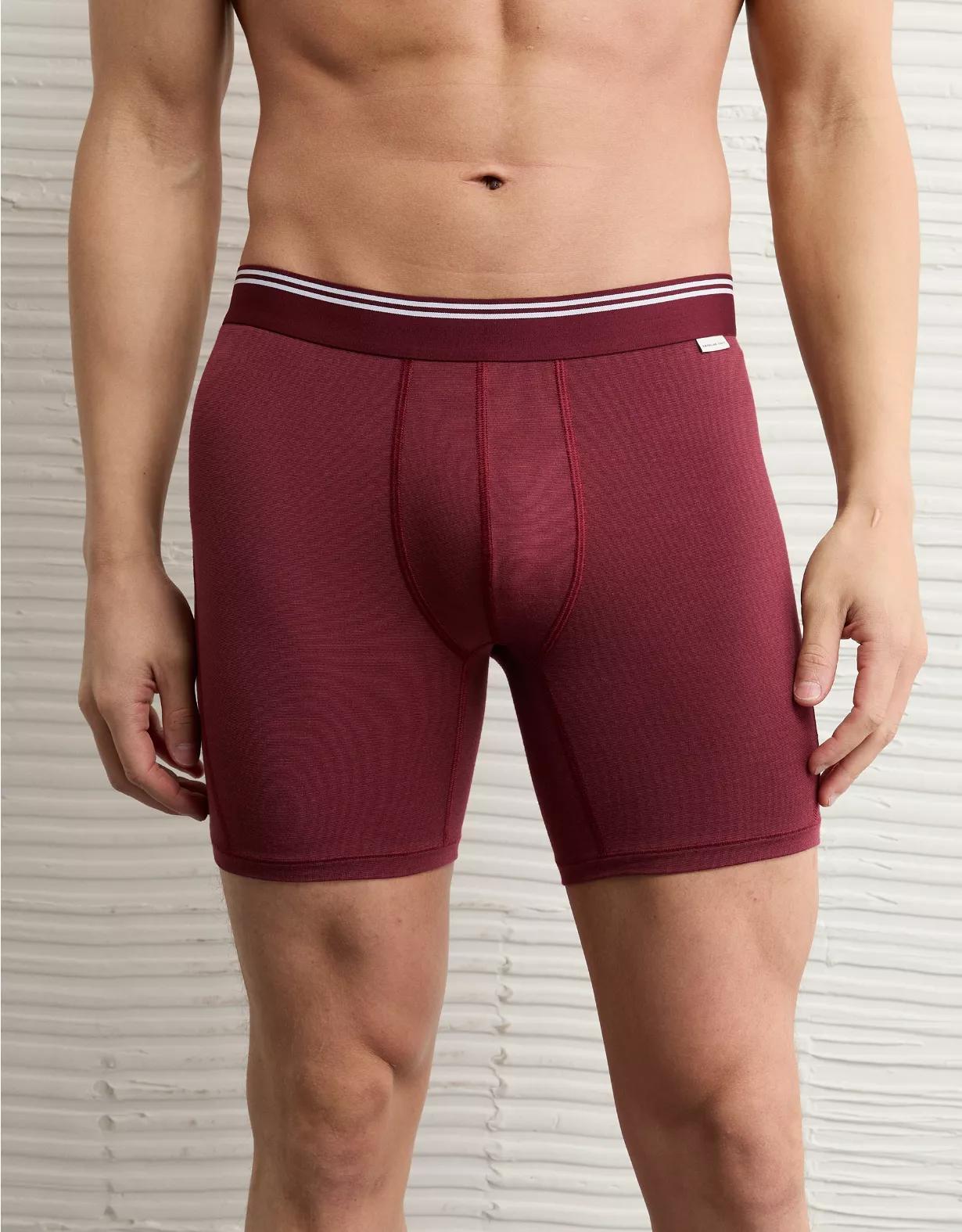 AEO Men's Striped 6" Ultra Soft Boxer Brief Product Image