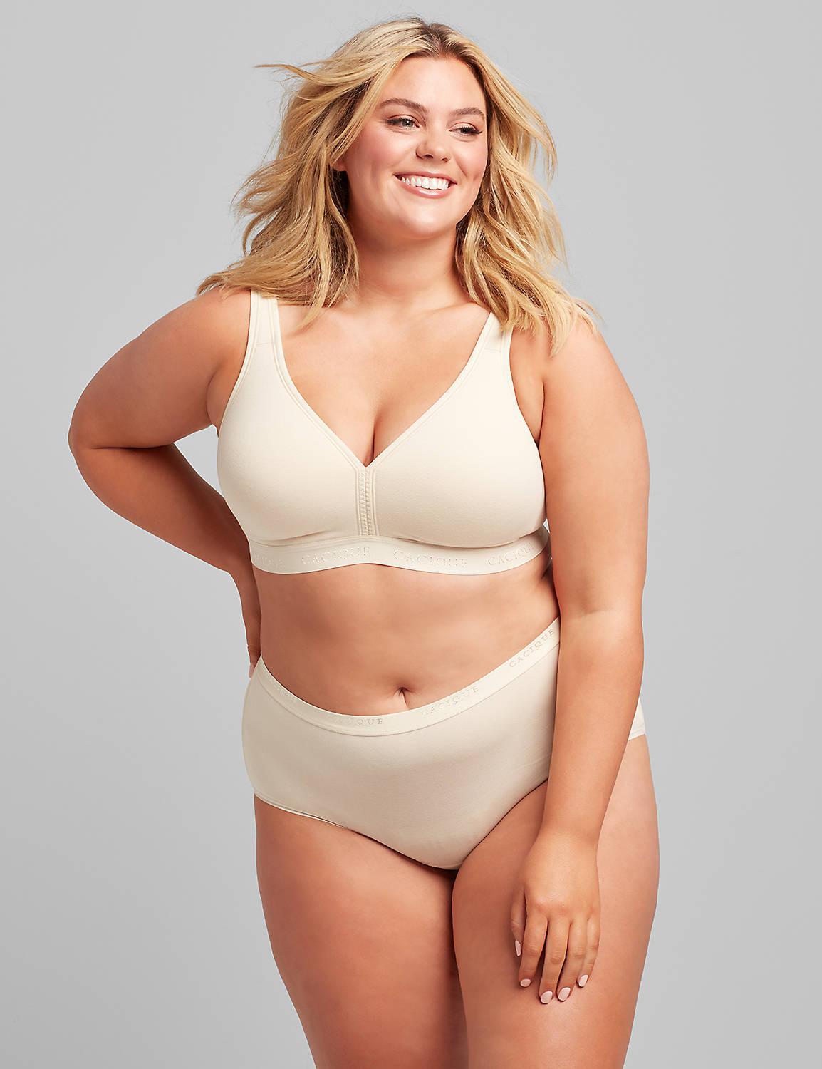 Cotton Lightly Lined No-Wire Bra Product Image