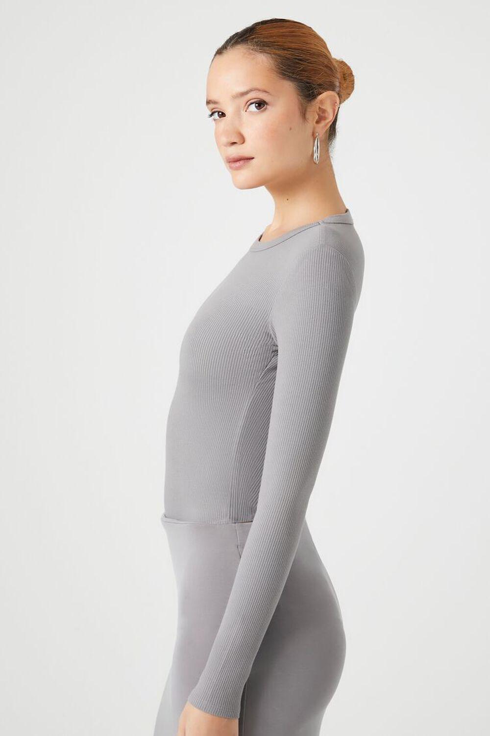 Ribbed Long-Sleeve Bodysuit | Forever 21 Product Image