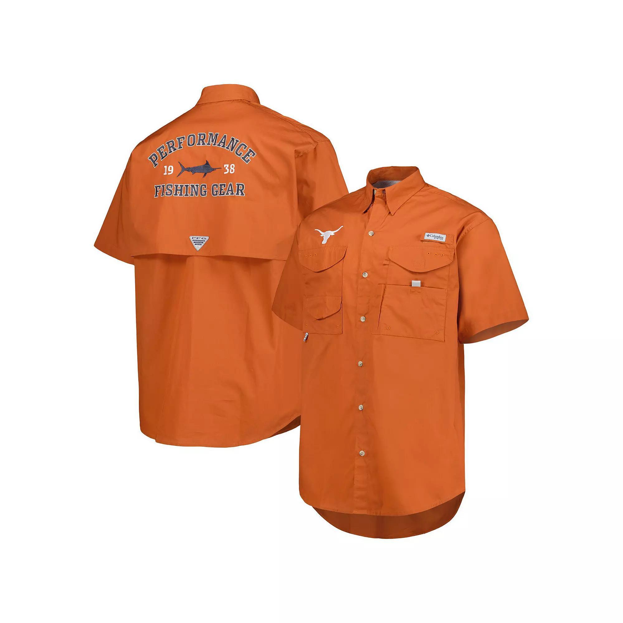 Men's Columbia Texas Orange Texas Longhorns Bonehead Button-Up Shirt, Size: Medium, Team Product Image
