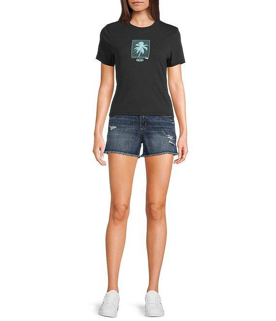 Rip Curl Neon Palm Short Sleeve Fitted T-Shirt Product Image