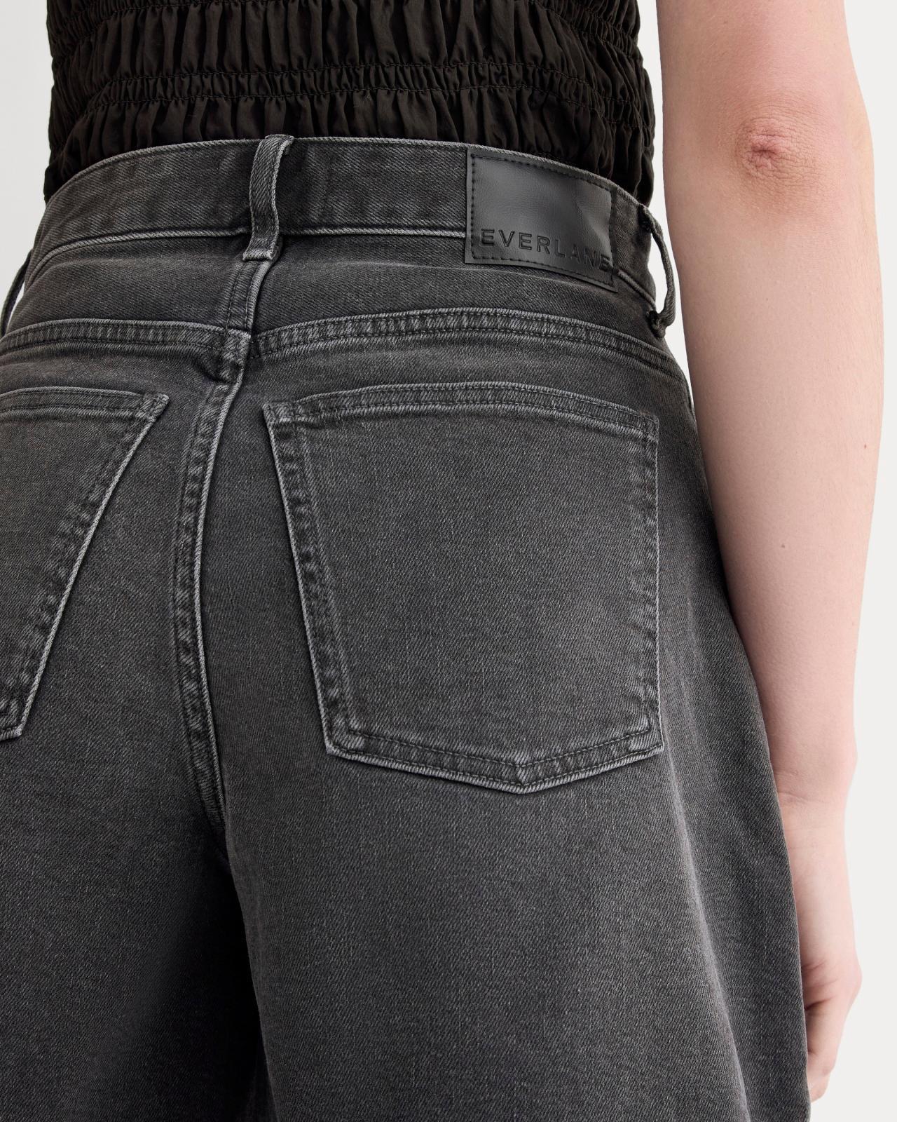 The Long A-Line Denim Short Product Image