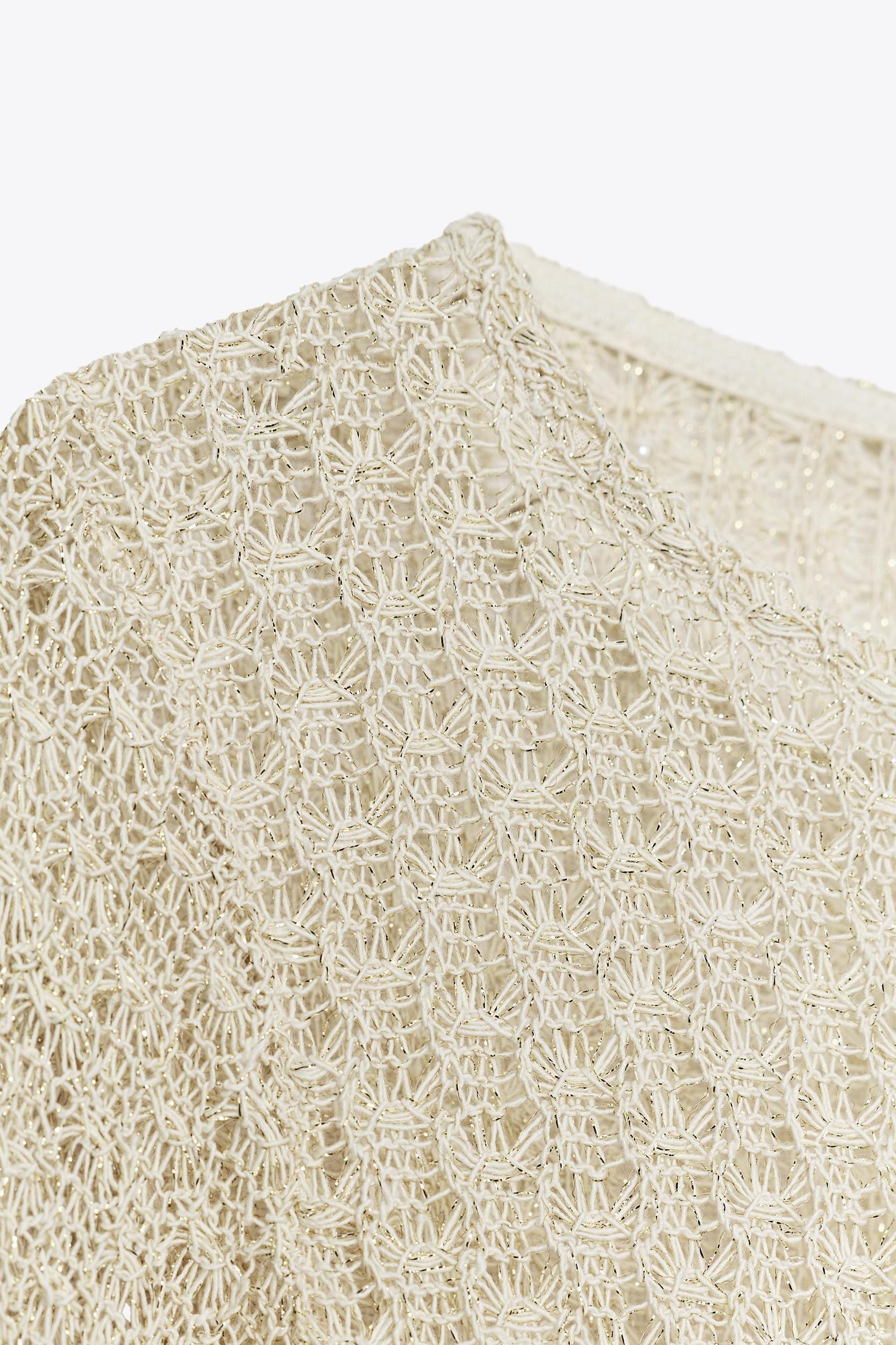 METALLIC THREAD TUNIC TOP Product Image