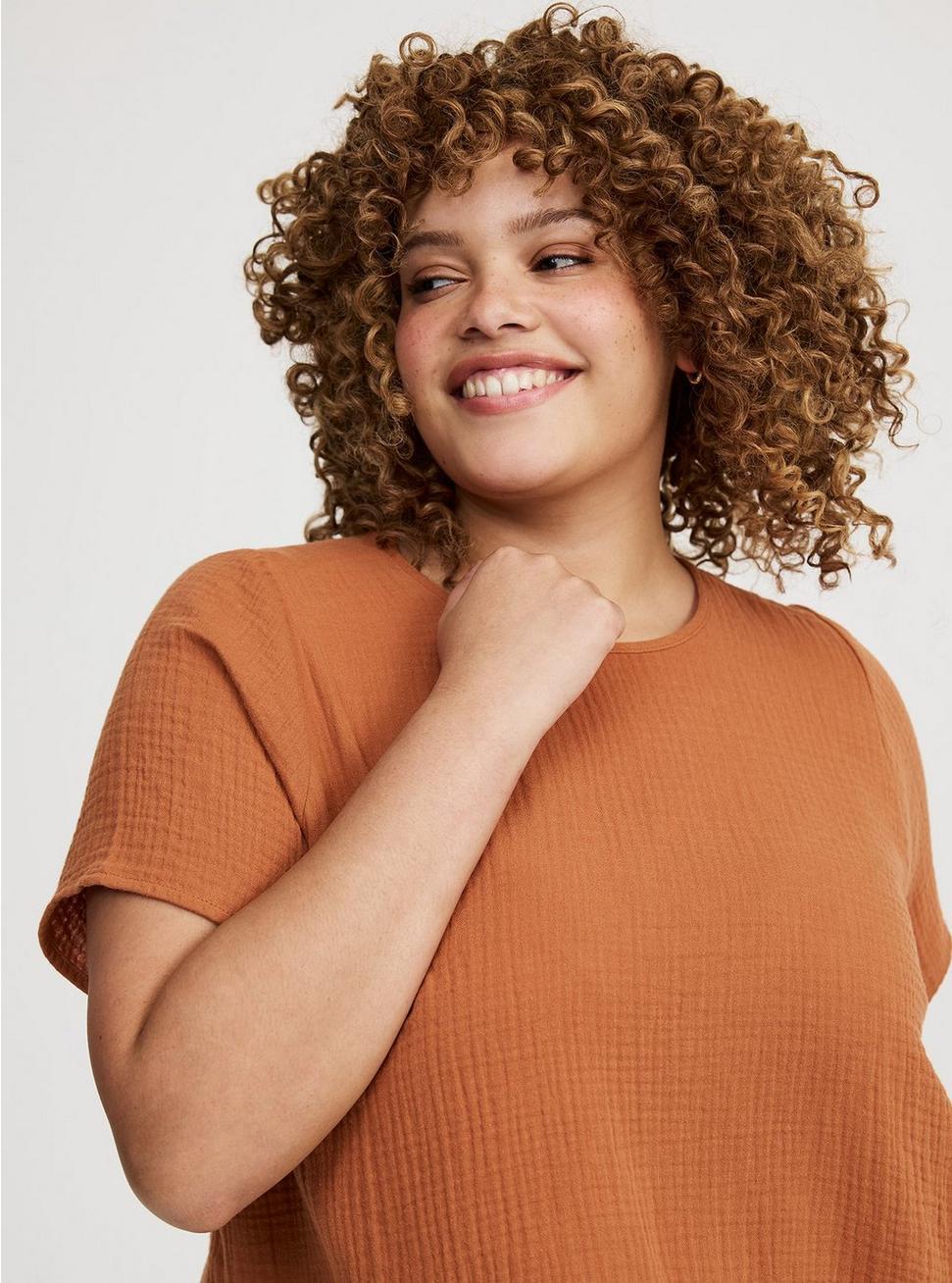 Short Sleeve Tiered Top Product Image