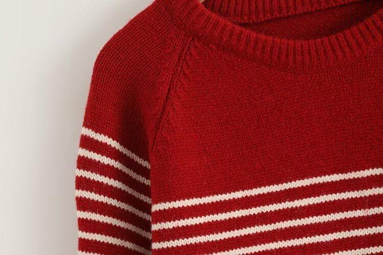 Crewneck Striped Sweater Product Image