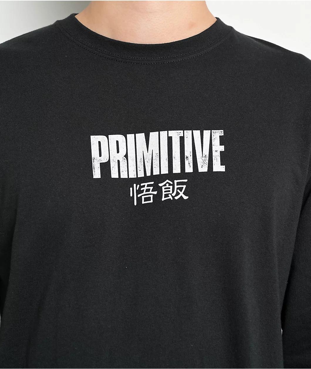 Primitive x Dragon Ball Z Vengeance Black Long Sleeve T-Shirt Product Image