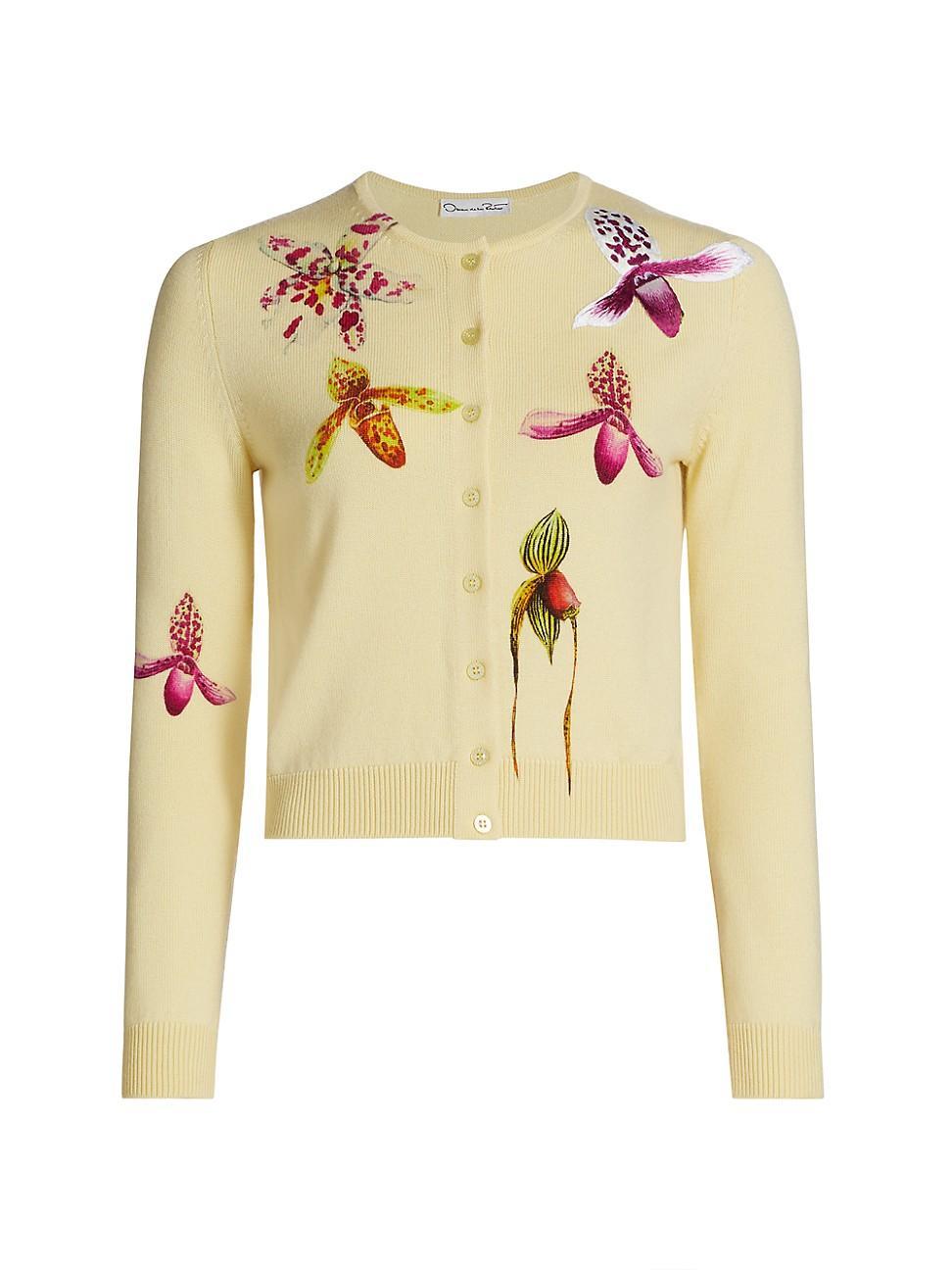 Womens Orchid Wool Cardigan Product Image