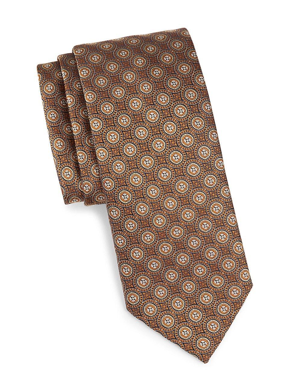 Mens Medallion Silk Tie Product Image