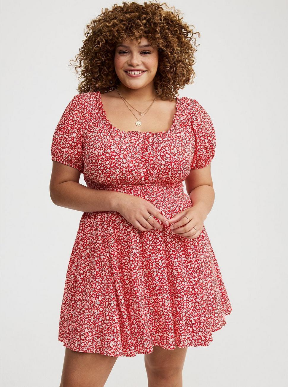 Crinkle Gauze Puff Sleeve Romper Product Image