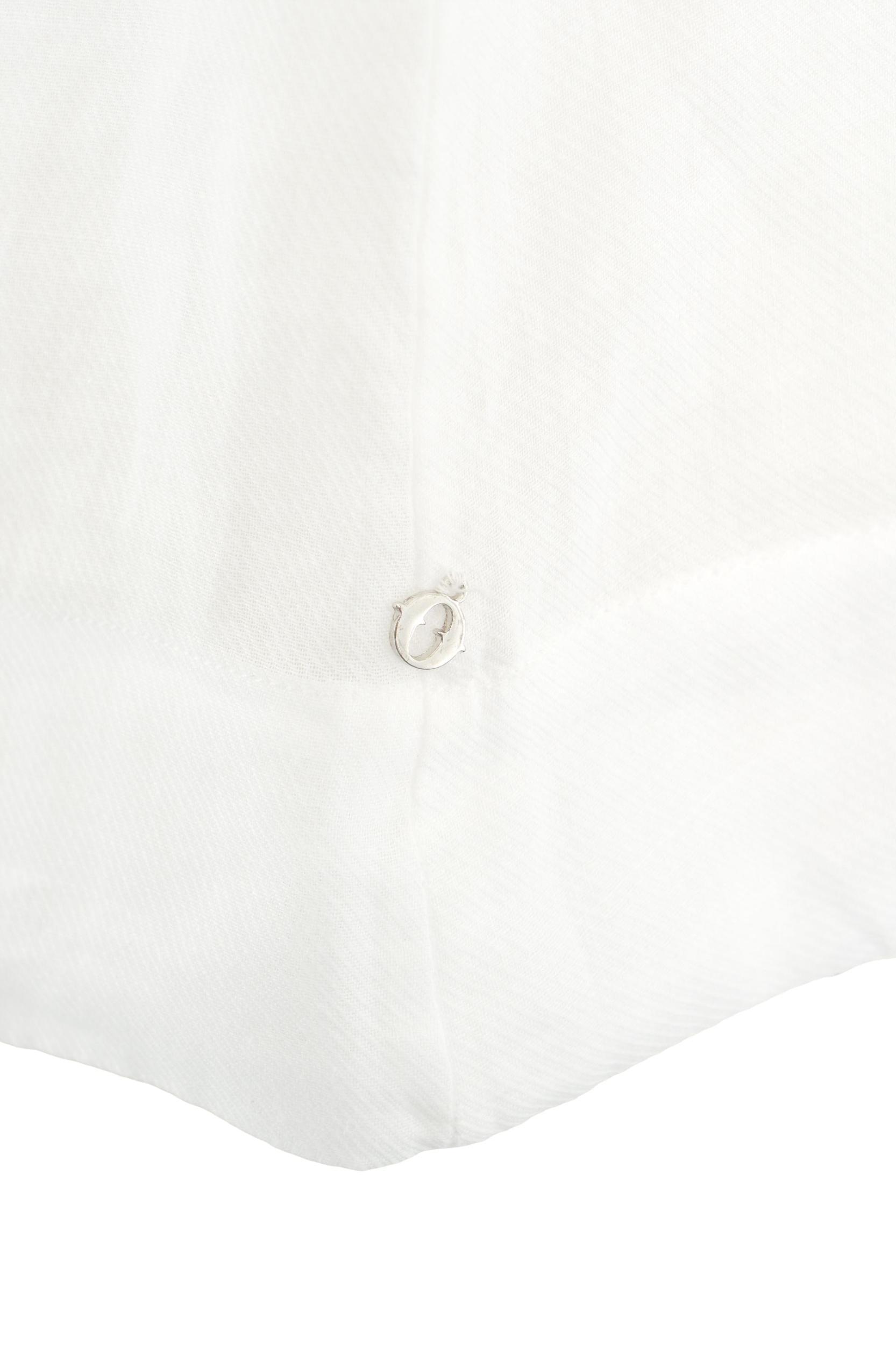 Ramie blouse with ruffles Product Image