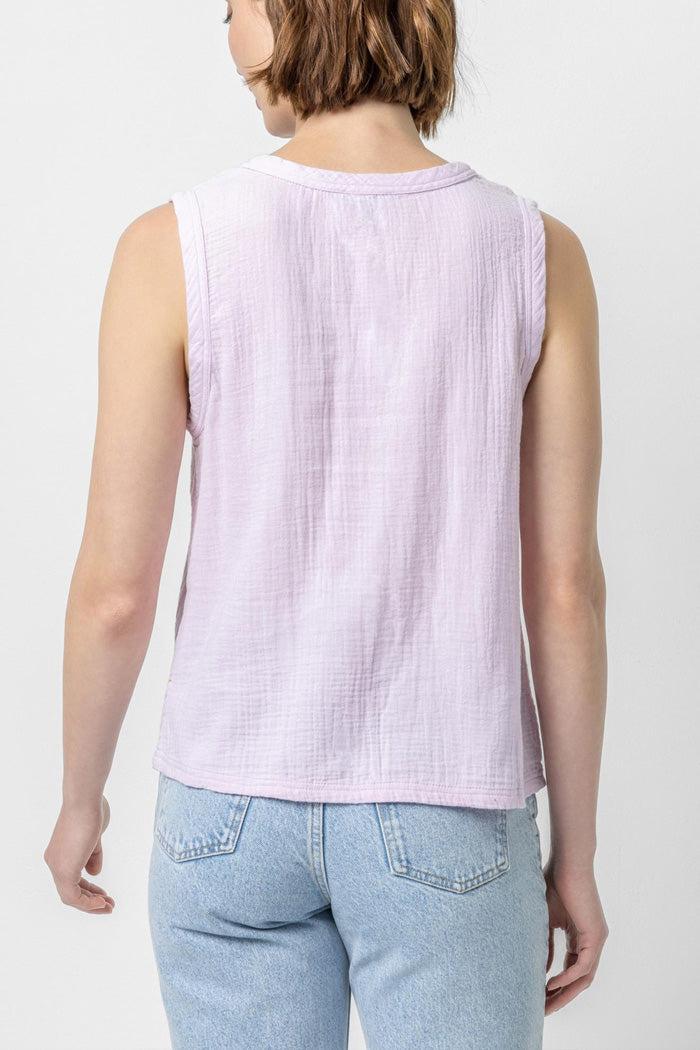 Sleeveless Tank With Slits Product Image