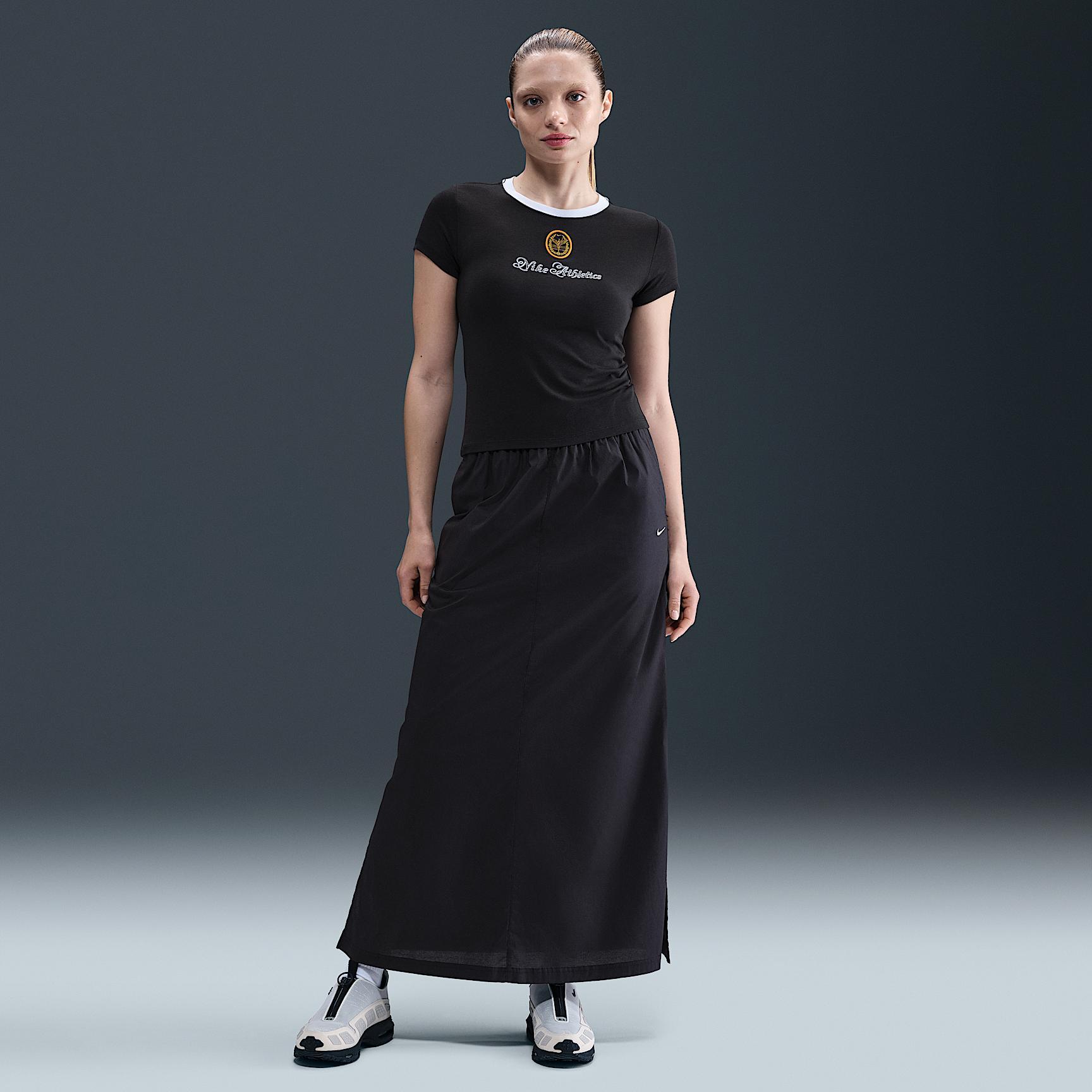 Womens Nike Sportswear Chill Knit Slim Cropped T-Shirt | IH7805-133 Product Image