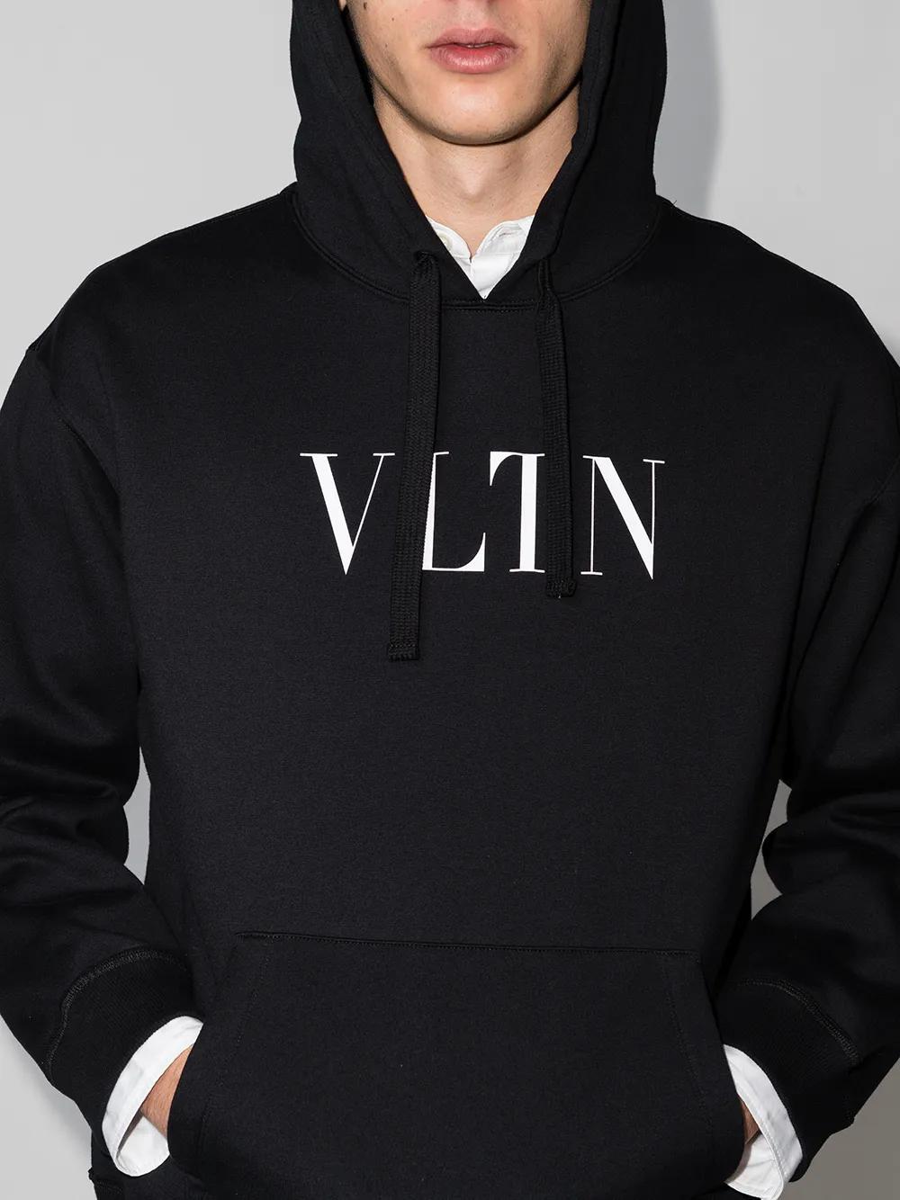 logo print hoodie Product Image