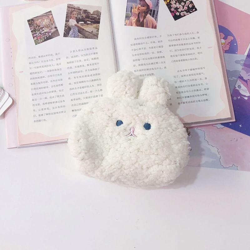 Rabbit Fluffy Coin Purse / Makeup Pouch Product Image