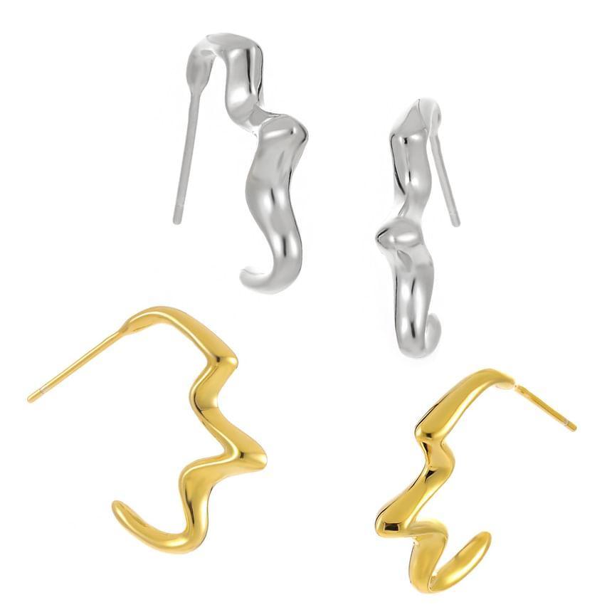 925 Sterling Silver Open Hoop Earring Product Image