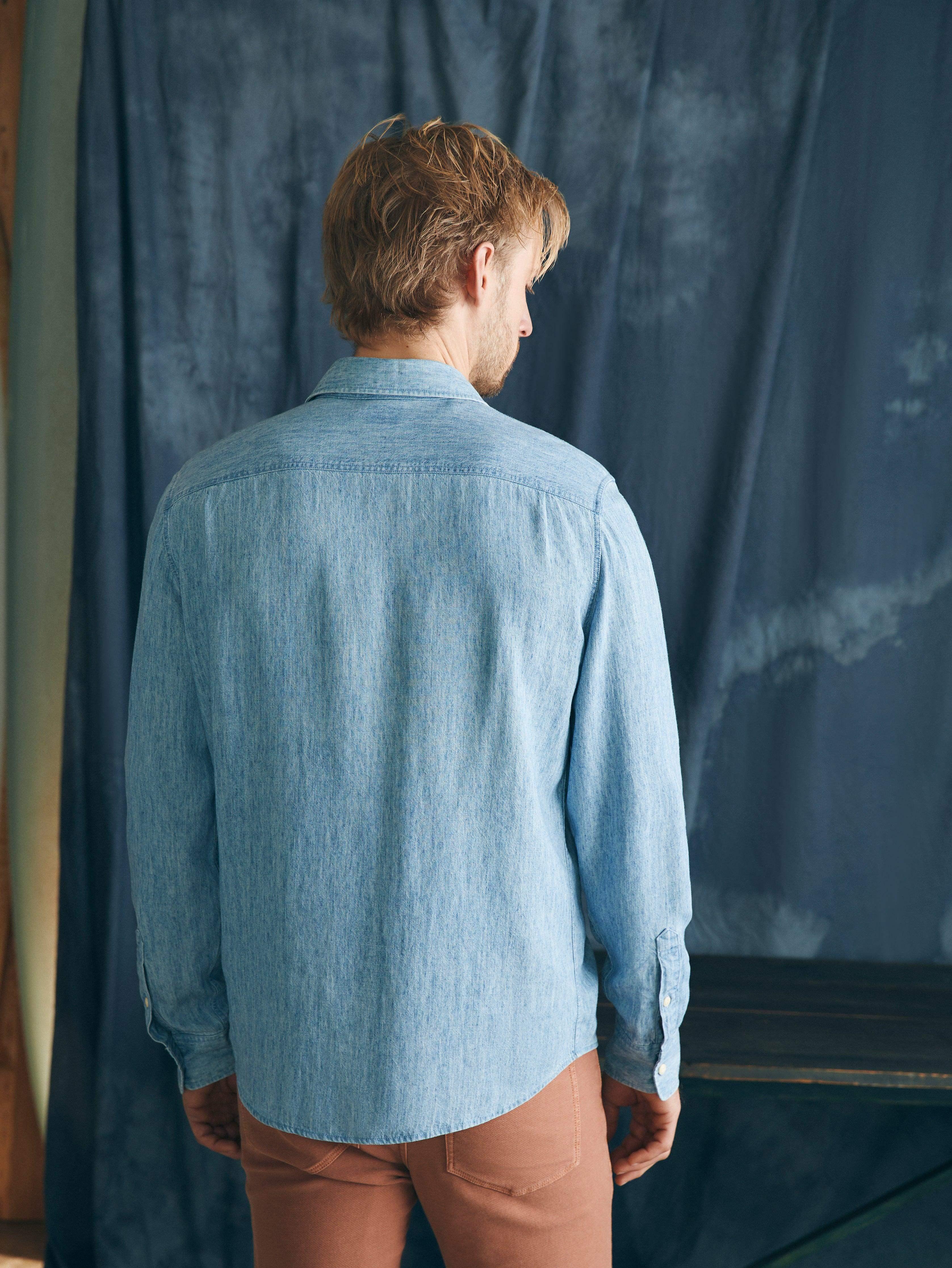 Tried & True Chambray Workshirt - Vintage Indigo Male Product Image