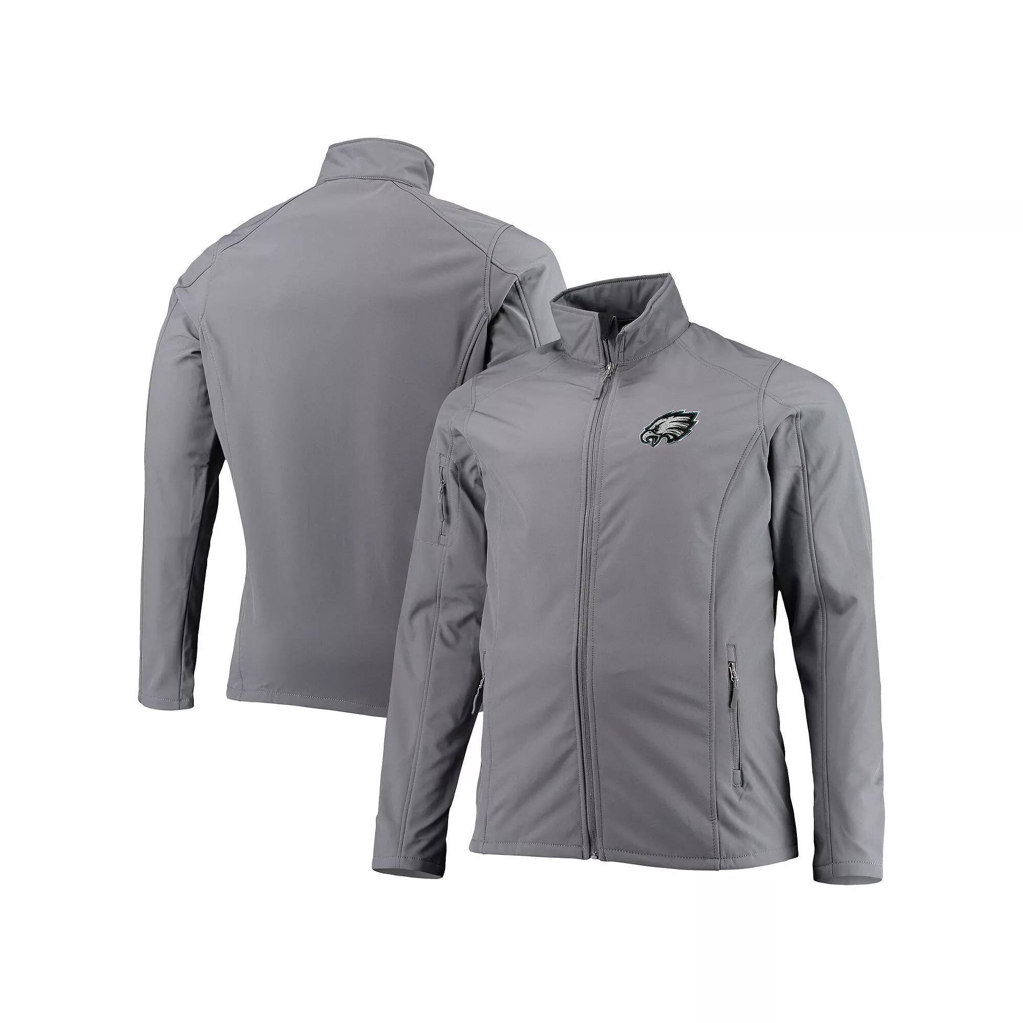 Men's Dunbrooke Charcoal Philadelphia Eagles Big & Tall Sonoma Softshell Full-Zip Jacket,  Product Image