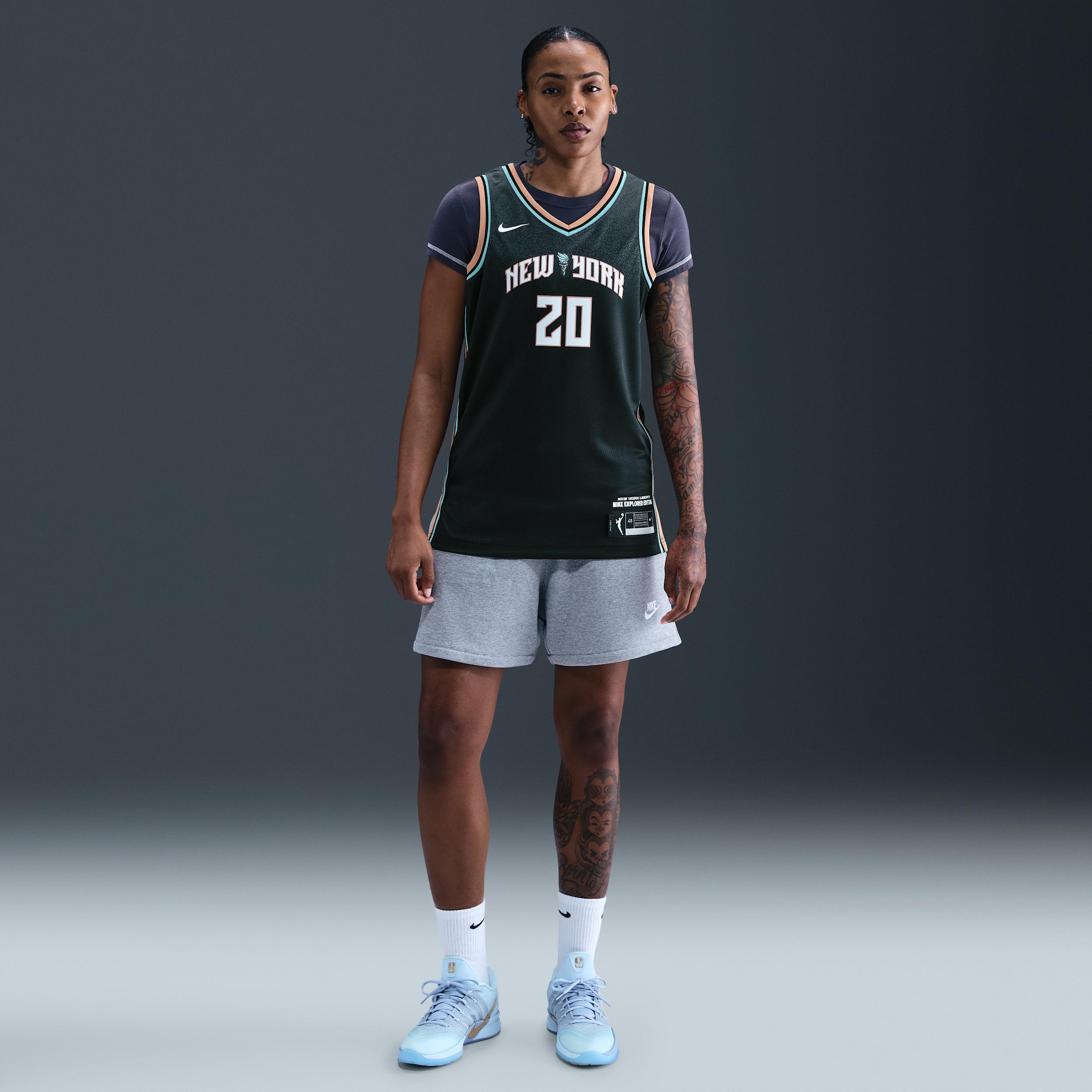 Sabrina Ionescu Liberty Explorer Edition Nike Womens Dri-FIT WNBA Victory Jersey | DJ4573-010 Product Image