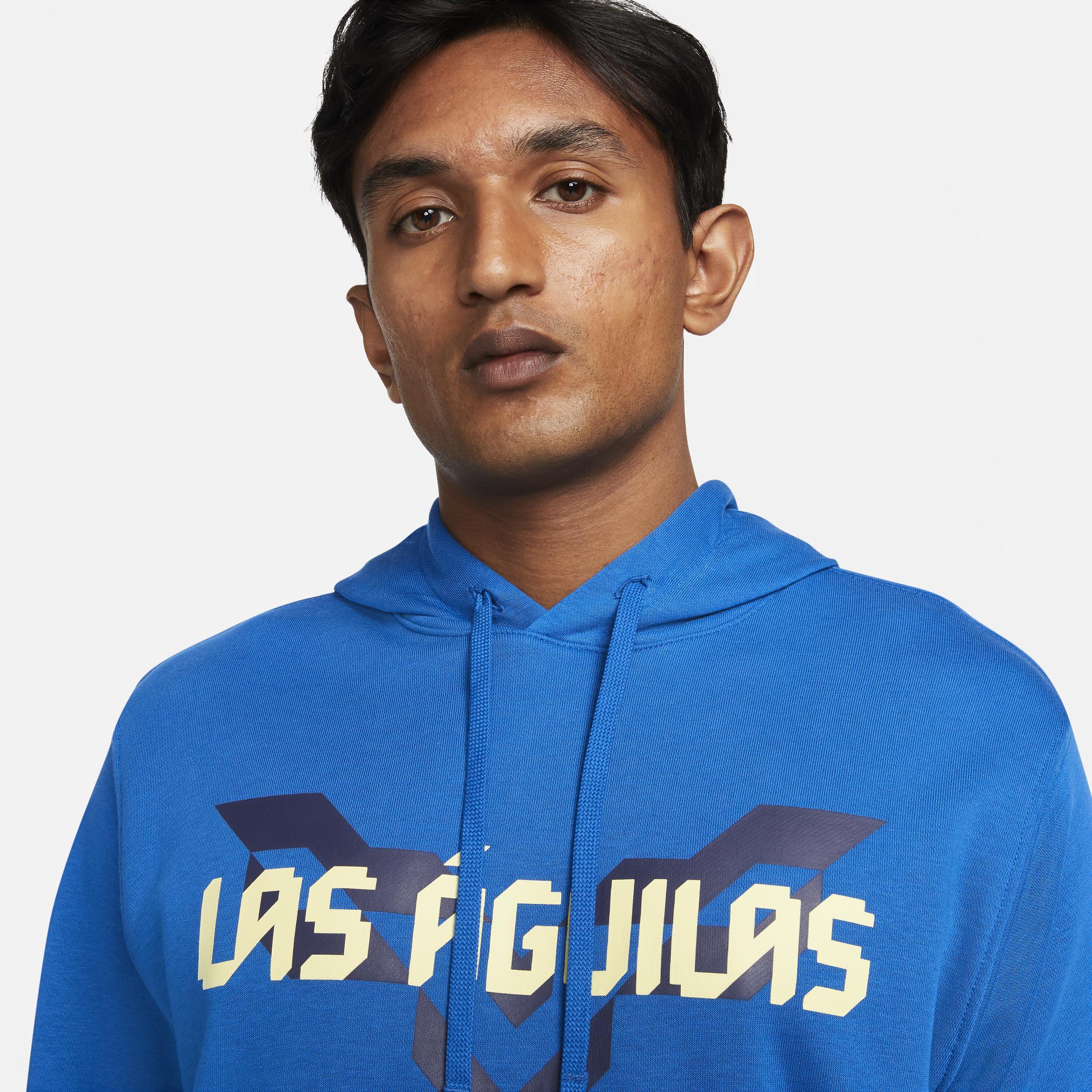 Mens Nike Blue Club America NSW Club Fleece Pullover Hoodie Product Image