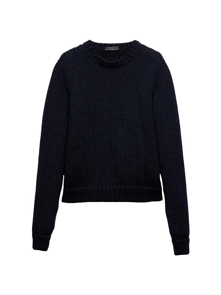 Mens Wool Crew-Neck Sweater Product Image