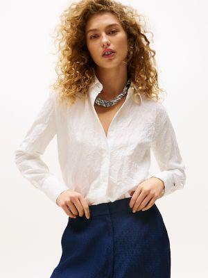 Crinkle Silk-Blend Shirt Product Image