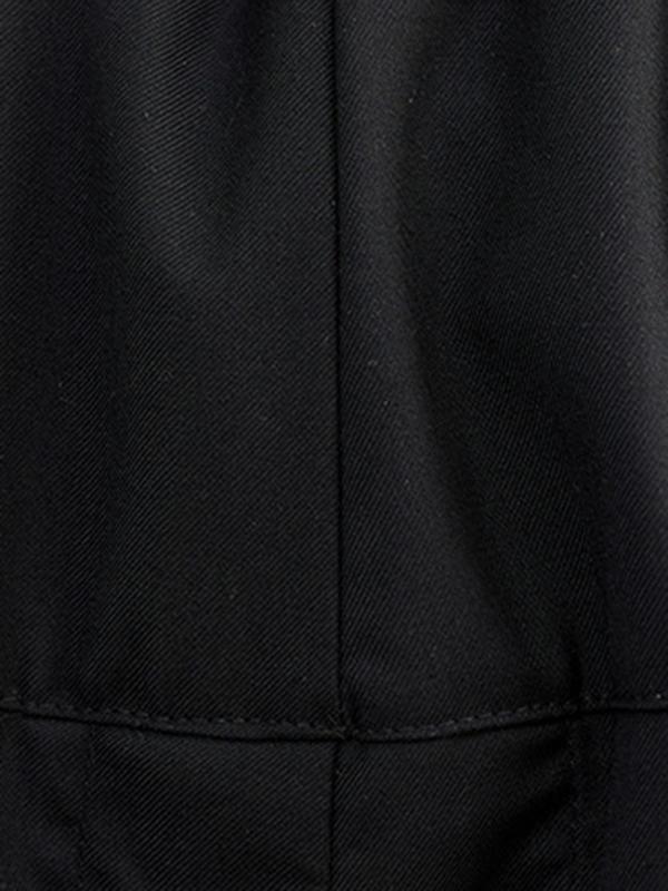 Wide Leg Loose Drawstring Solid Color Casual Pants Bottoms Culotte Product Image