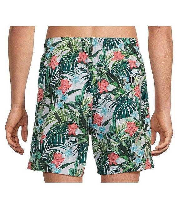 Cremieux All Over Tropical 6#double; Swim Trunks Product Image