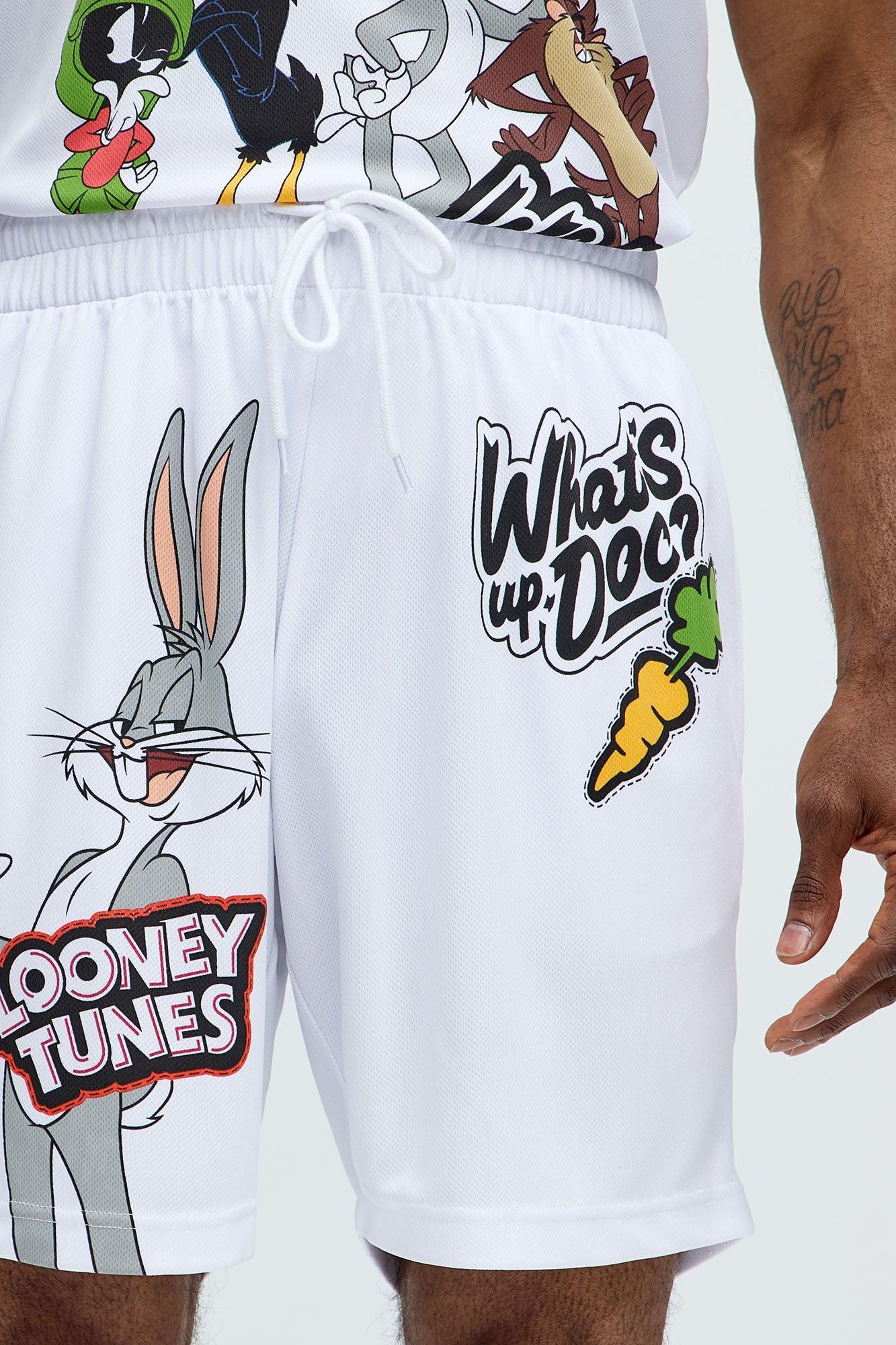 What's Up Doc Mesh Shorts - White Male Product Image
