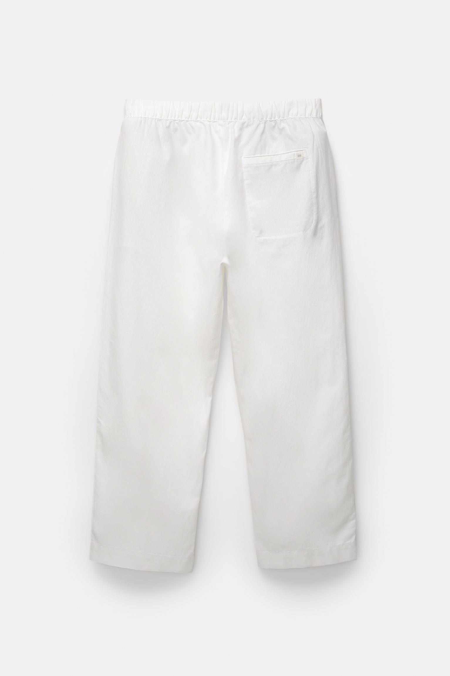 Linen blend sweatpants Product Image