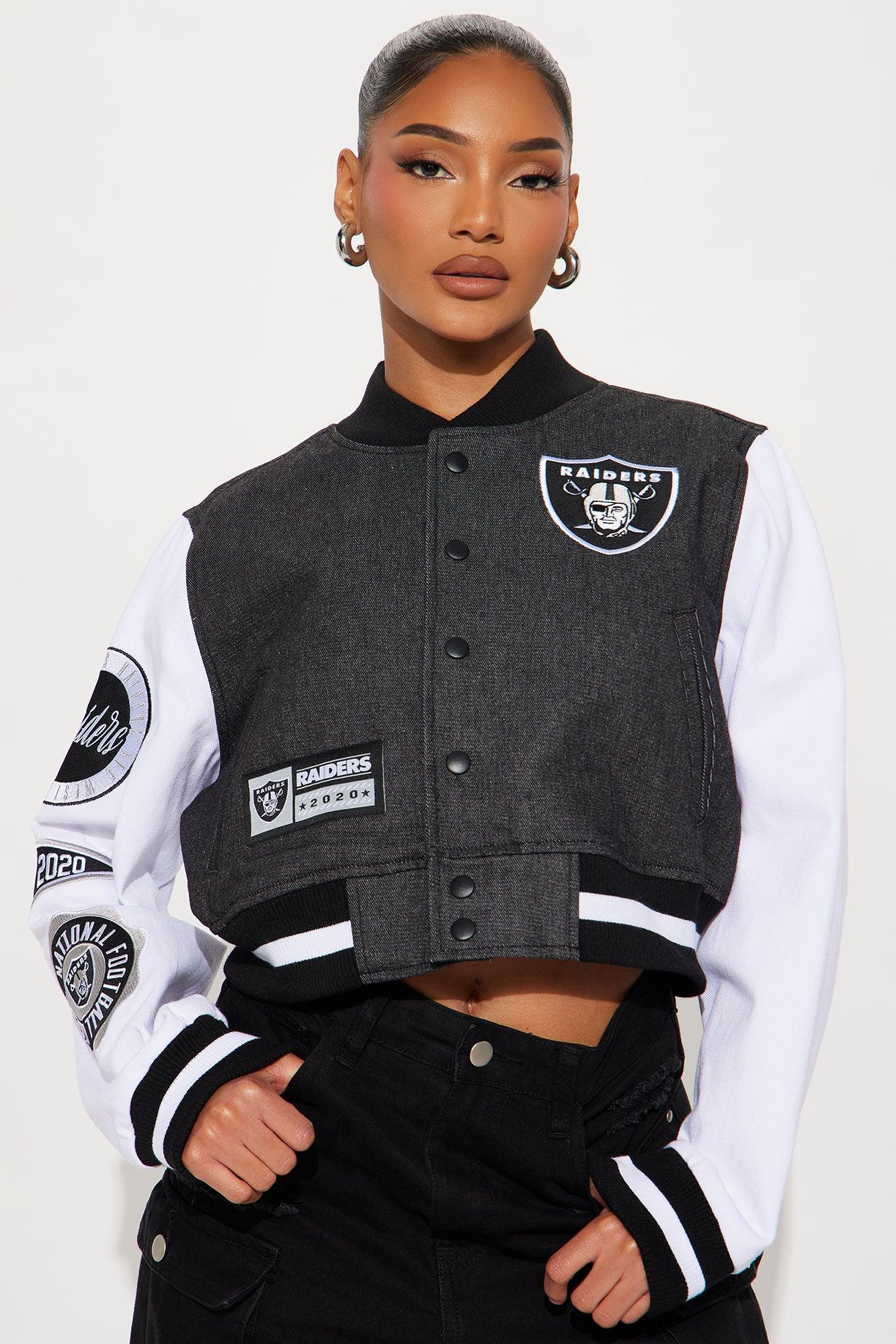 Raiders Home Game Jacket - Black Wash Product Image