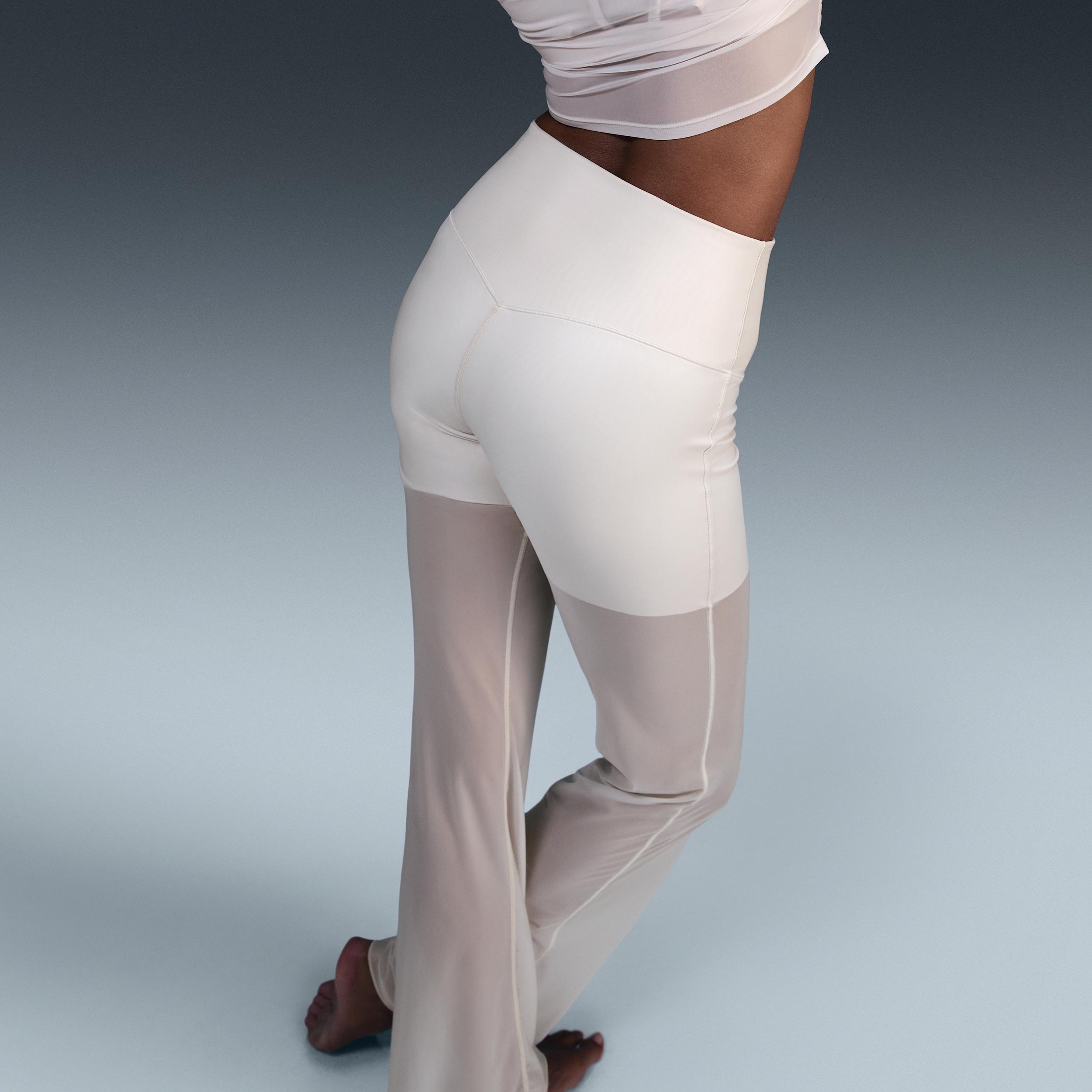 Nike Women's Zenvy Sheer Gentle-Support High-Waisted Full-Length Pants Product Image