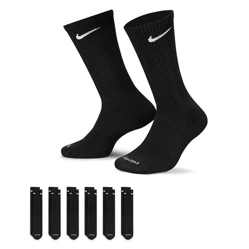 Nike Men's Everyday Plus Cushioned Training Crew Socks (6 Pairs) Product Image