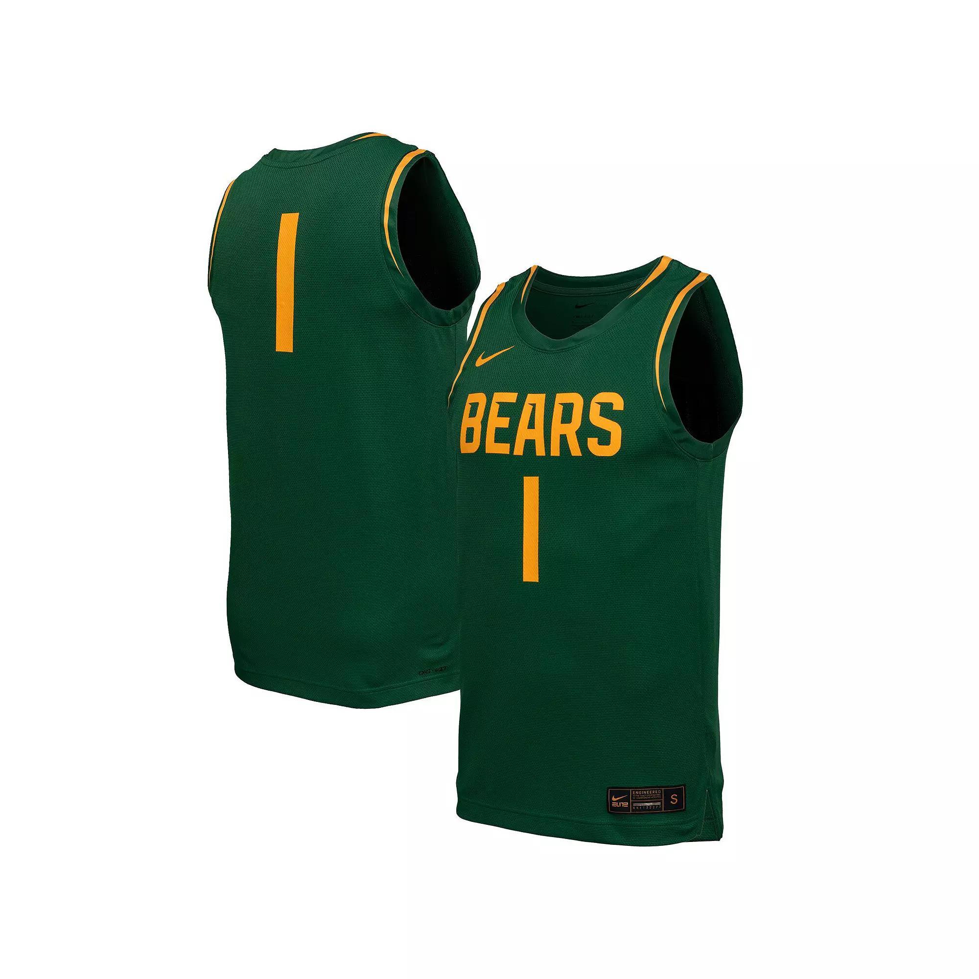Men's Nike Green Baylor Bears Replica Basketball Jersey,  Product Image