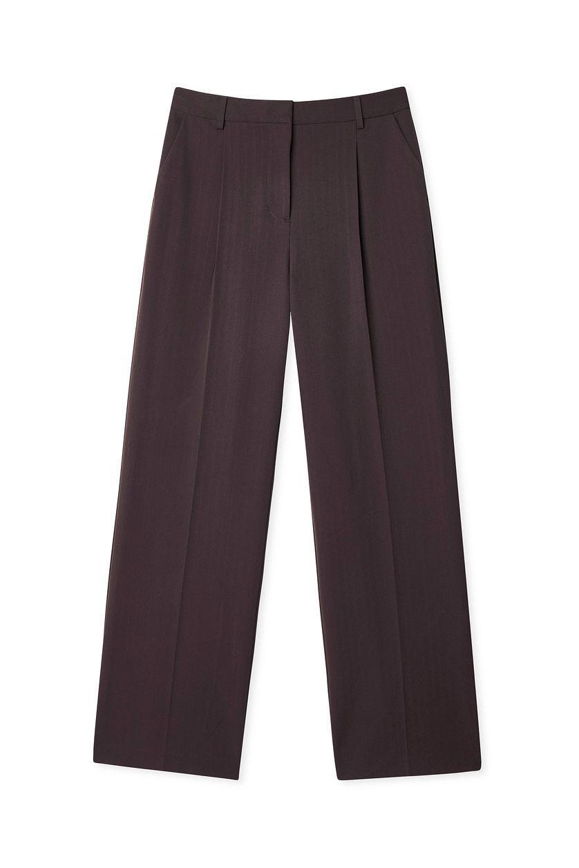 Wide High Waist Suit Pants Product Image