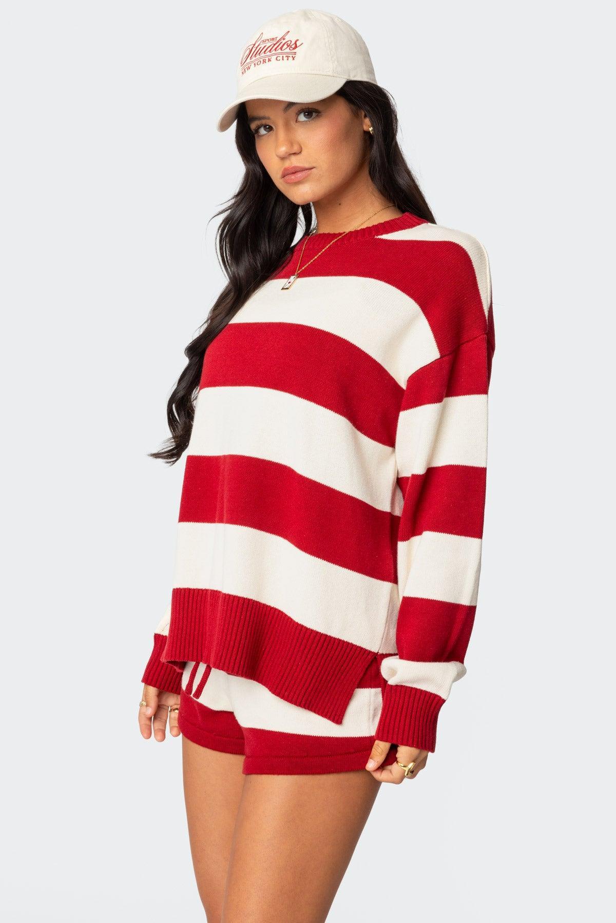 Riley Oversized Striped Sweater Product Image