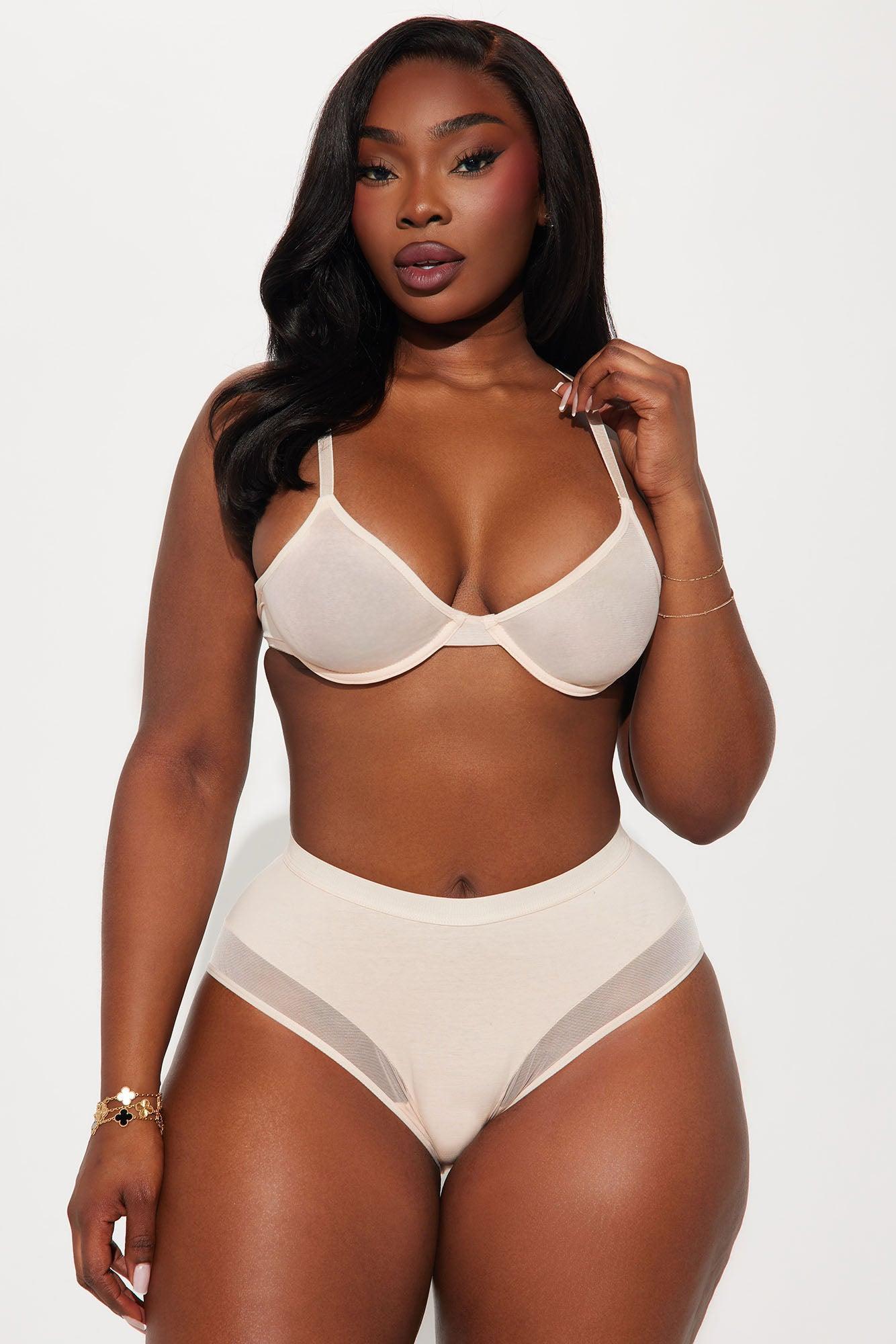 Weekend Vibe Mesh Bikini Panty - Blush Product Image